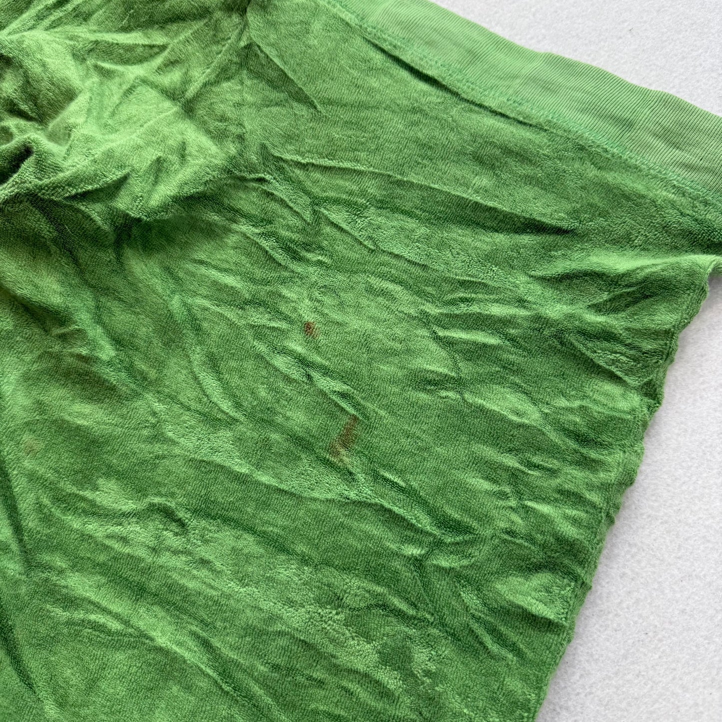 2003 Vintage Juicy Couture Women's Green Terrycloth Wide Leg Track Pant Size L