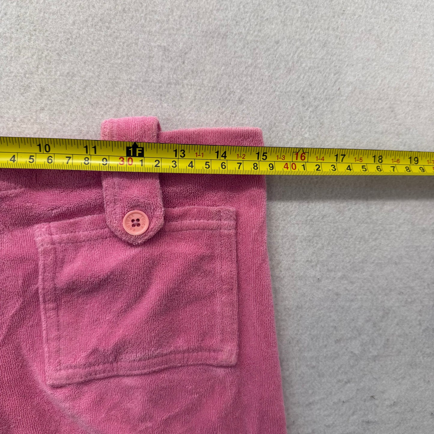 2003 Vintage Juicy Couture Women's Candy Pink Terrycloth Flare Track Pant Size P