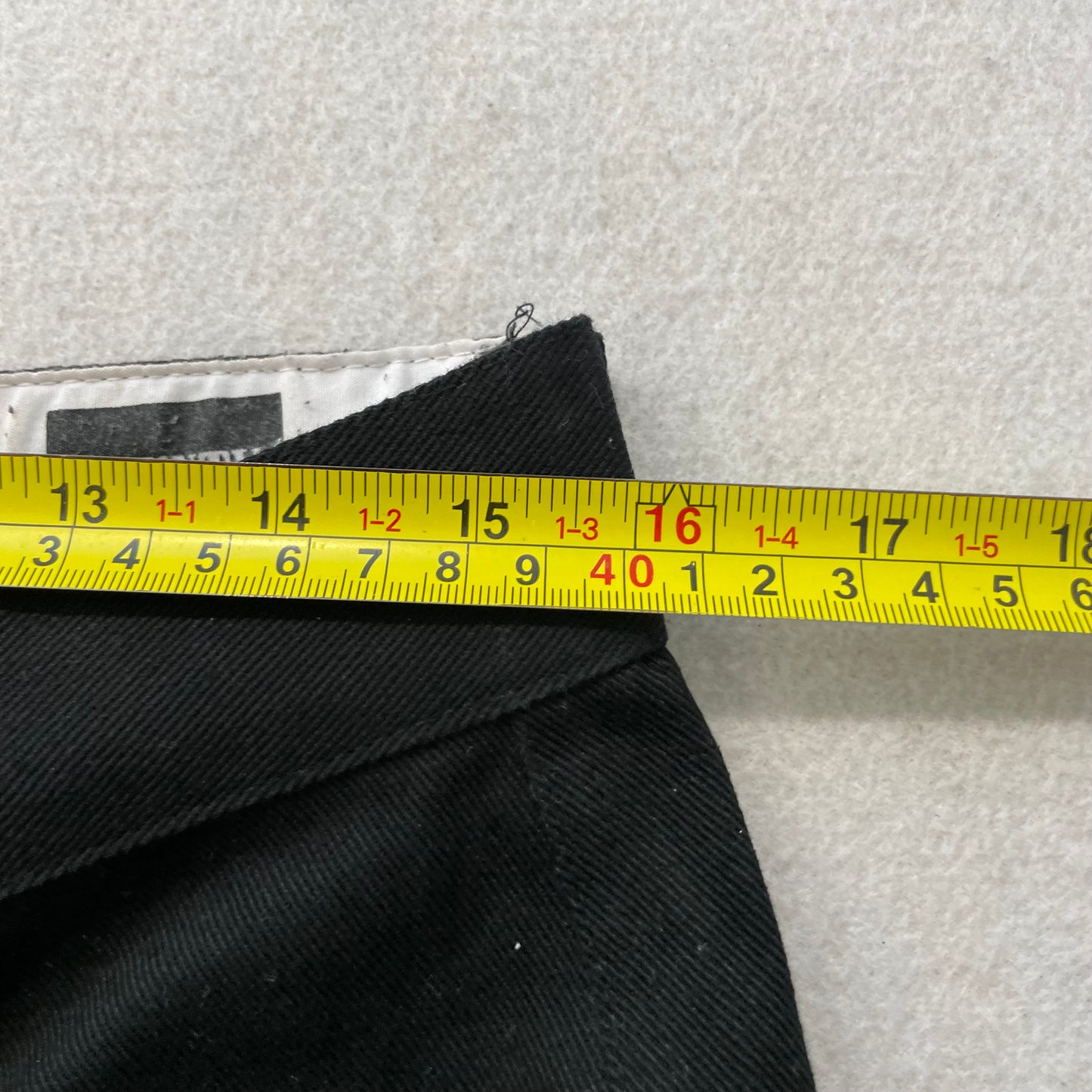 FB County Kackies Men's Black Chino Wide Leg Baggy Work Pants Streetwear - 32x32