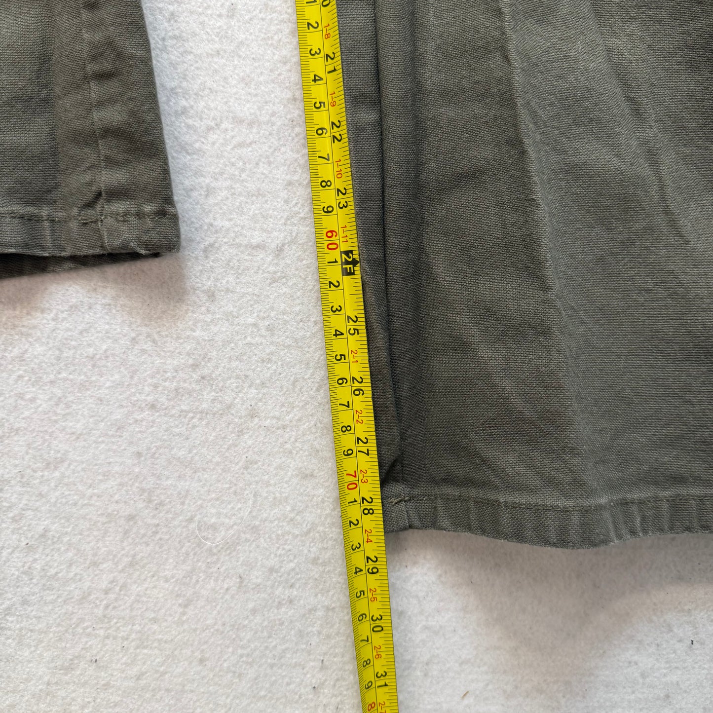 Dickies Men's Army Green Cotton Straight Leg Carpenter Pant Hammer Loop Size 44