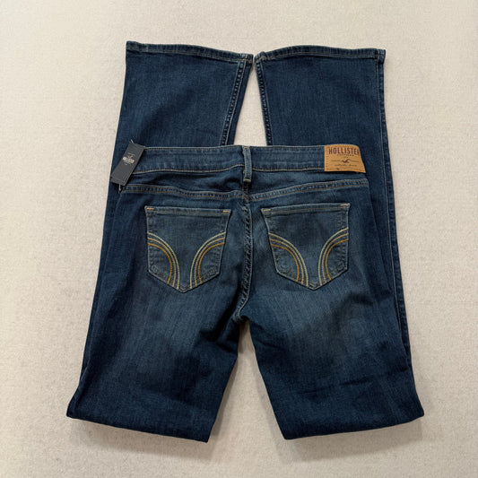 Hollister Low Rise Bootcut Dark Blue Denim Jeans Y2K NWT Size S