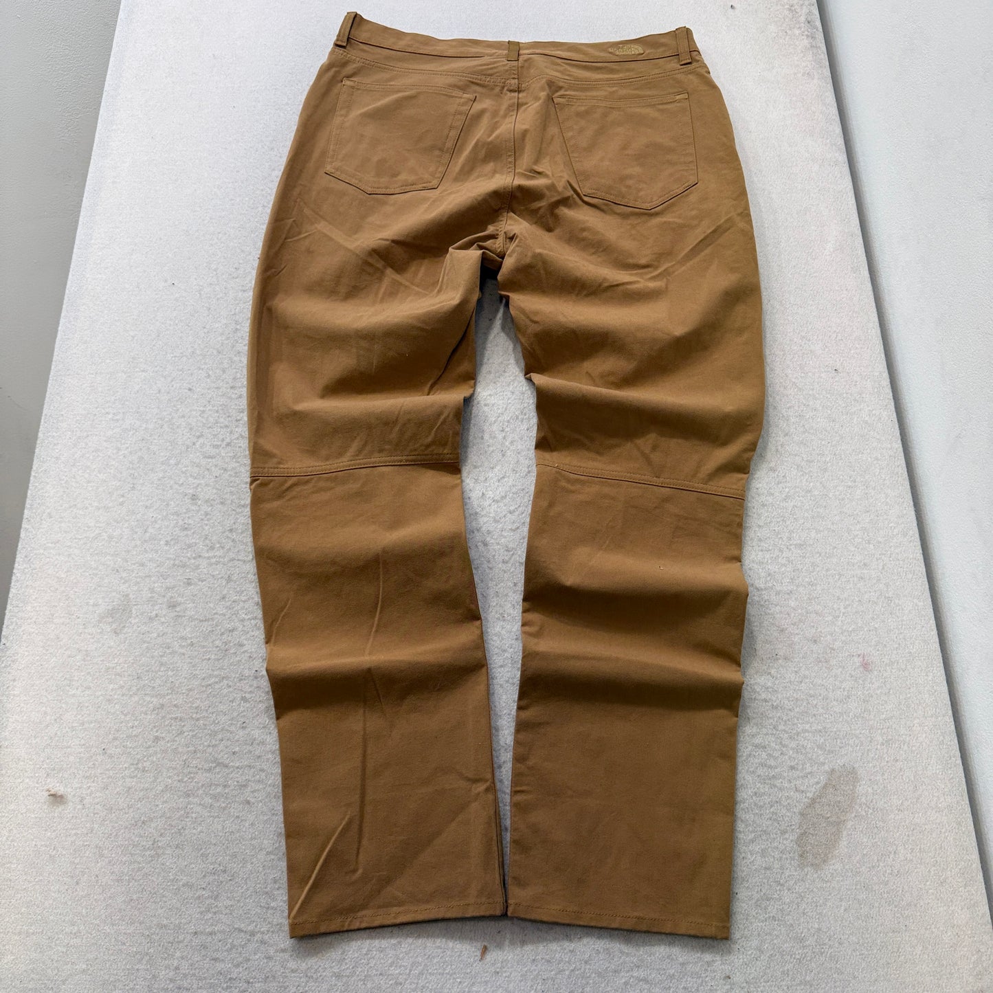 The North Face Men's Brown Chino Pants Straight Fit Pockets Classic Size 36