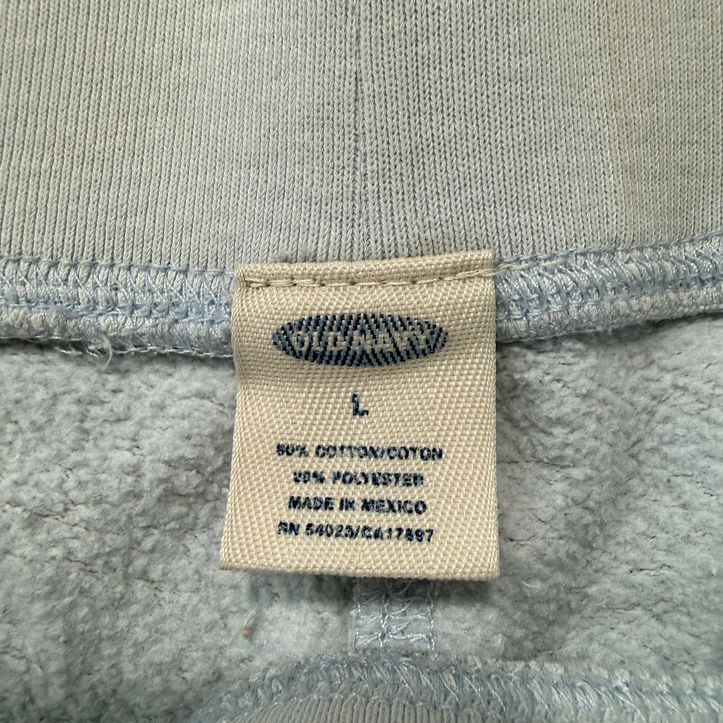 Old Navy Women's Light Gray Fleece Flared Leg Sweatpants Side Striped Y2K Size L