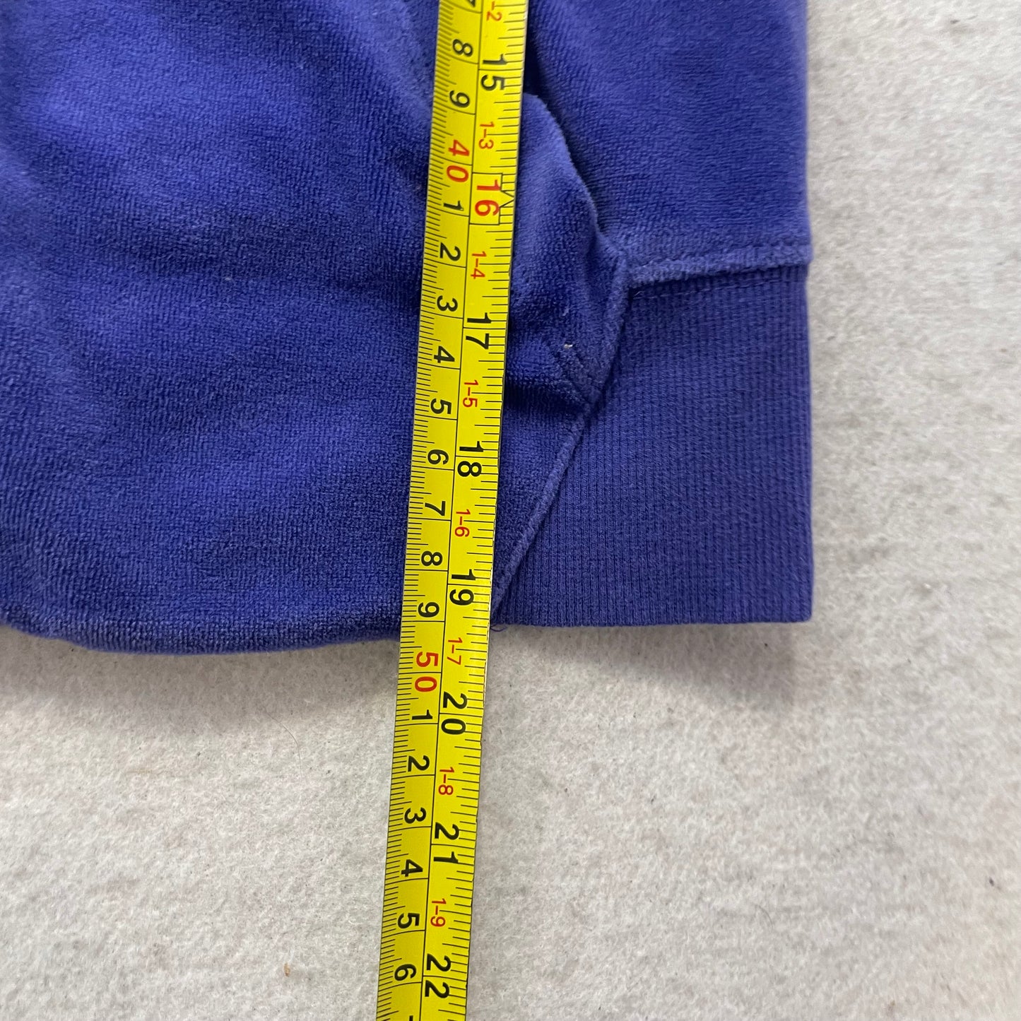 Bebe Women's Royal Blue Velour Full Zip Cropped Hoodie Rhinestone Logo Size S