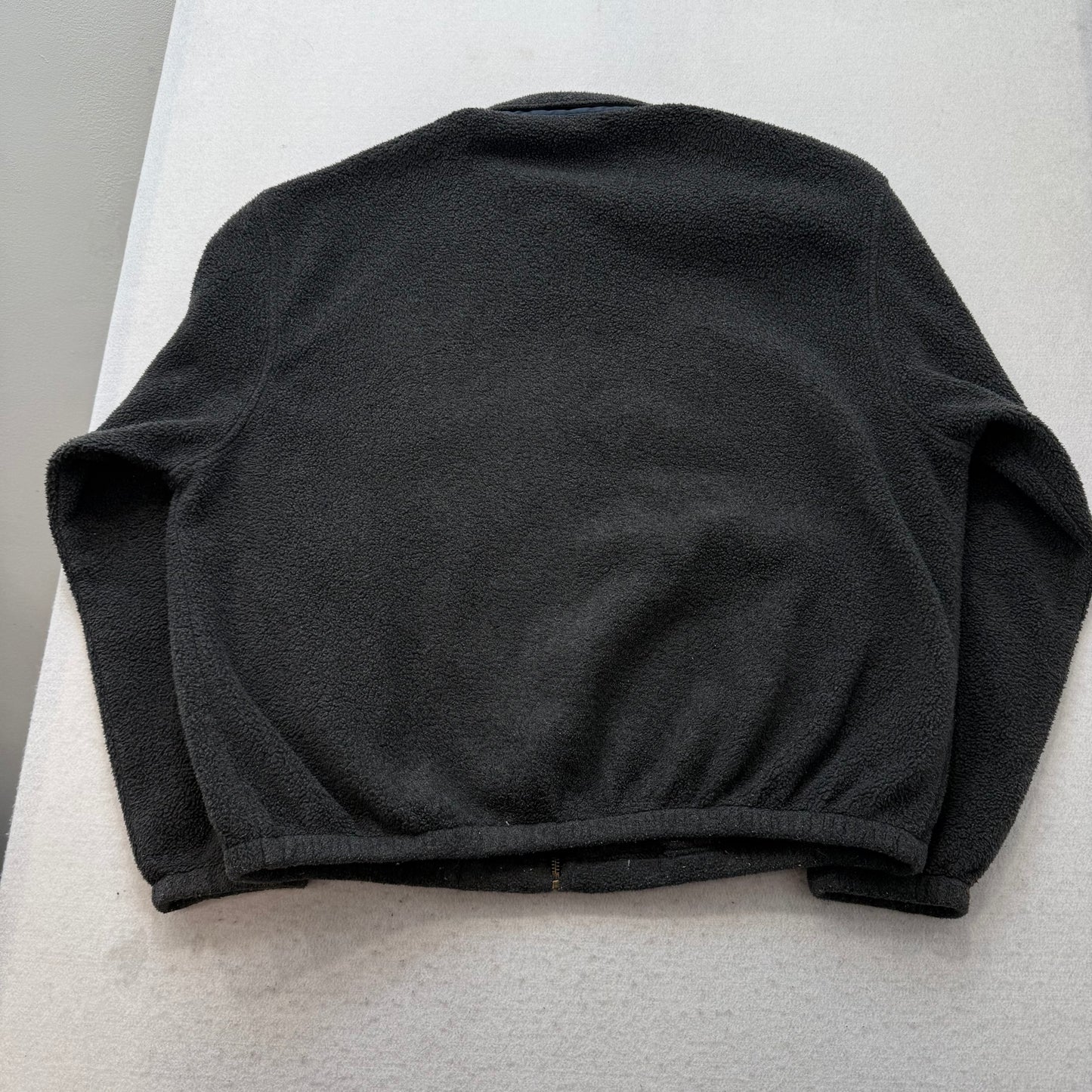 Polo Ralph Lauren Men's Dark Charcoal Full Zip Sherpa Fleece Jacket Boxy Size XL