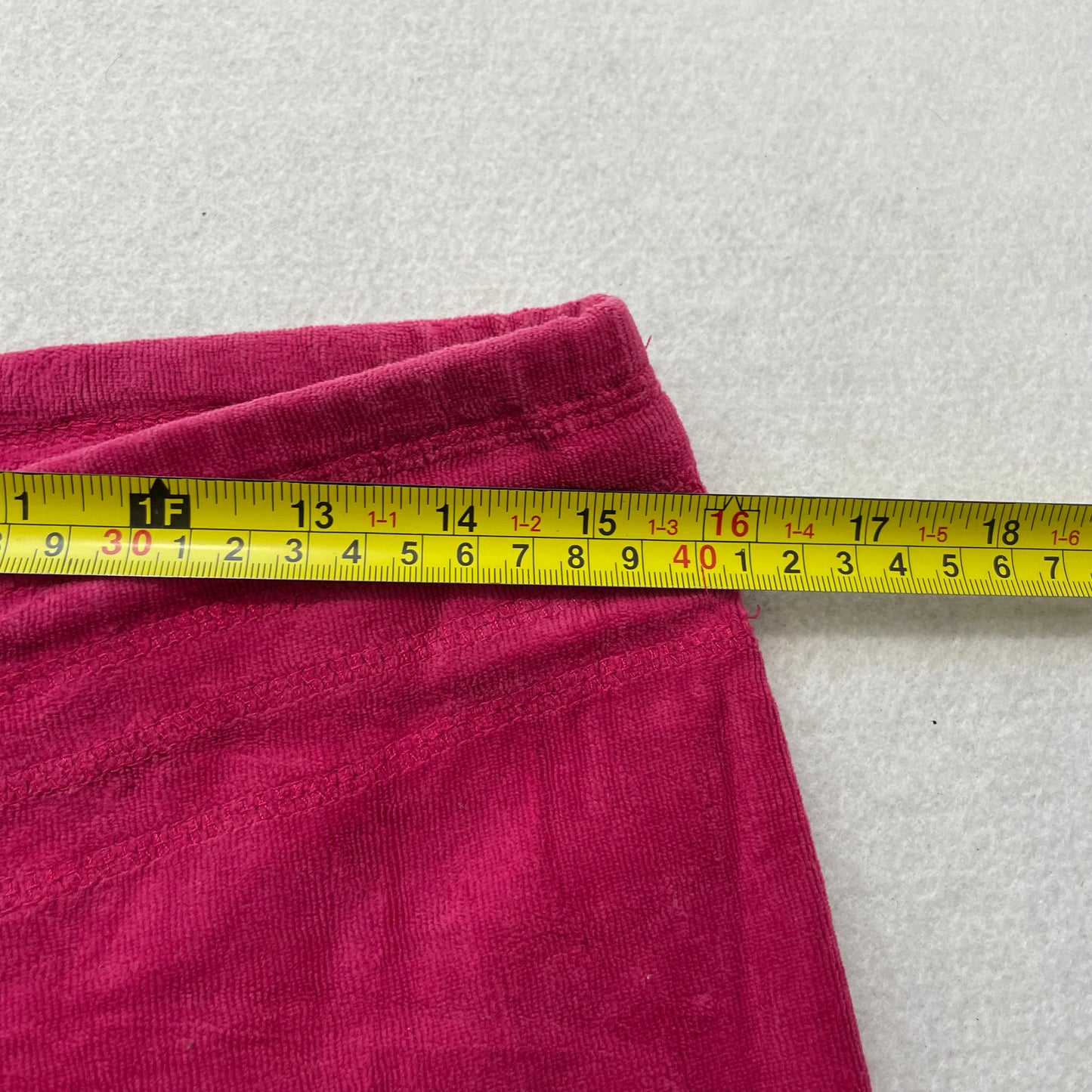 Juicy Couture Women's Hot Pink Velour Flared Leg Track Pants Drawstring Size M