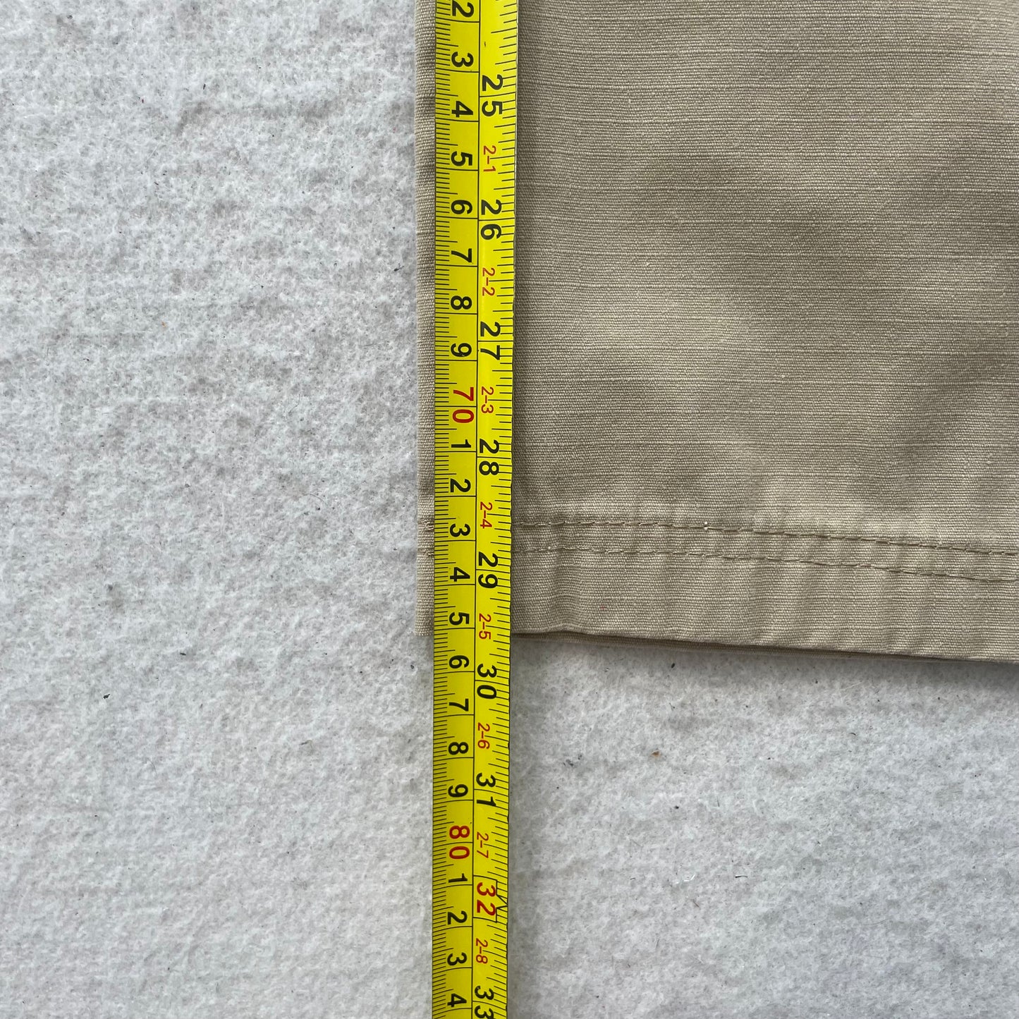 Dickies Men's Khaki Polyester Blend Loose Fit Cargo Pants Pockets Y2K Size W39