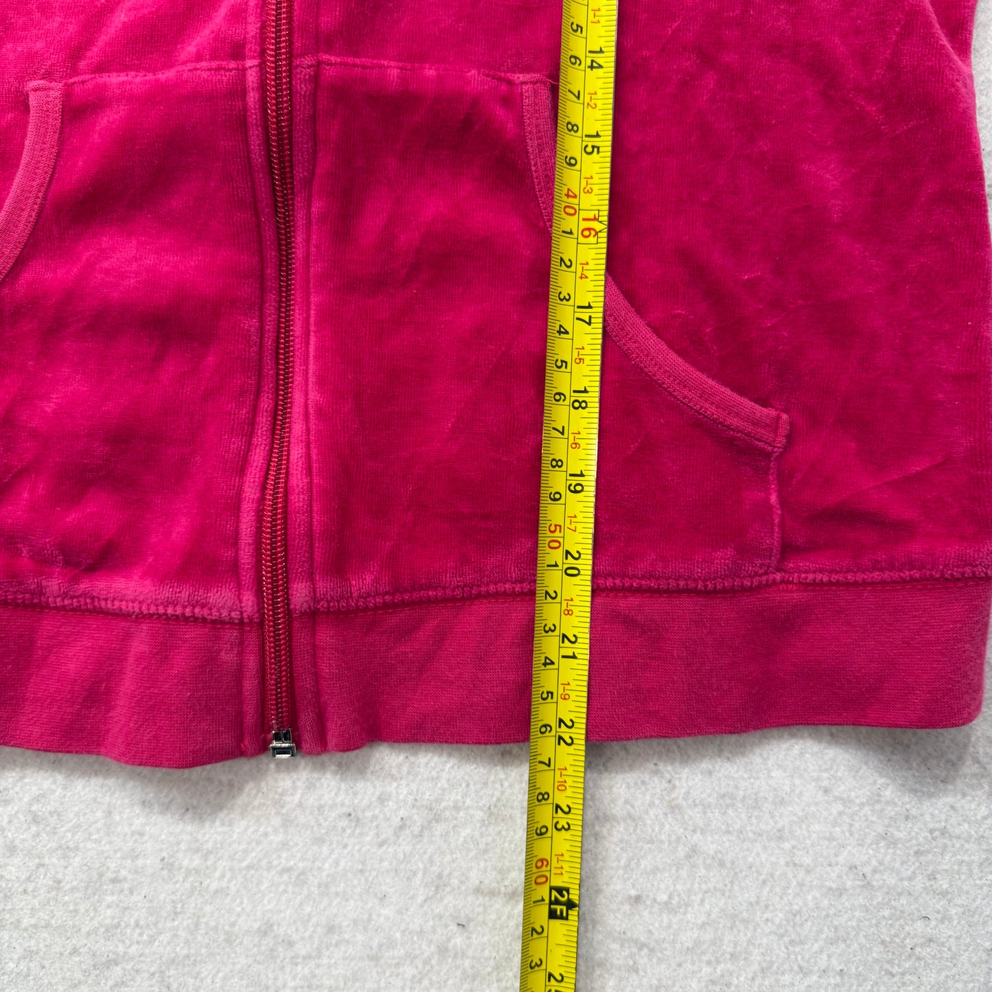Vtg Juicy Couture Scottie Dogs Hot Pink Velour Tracksuit Set Snap Pockets Size L