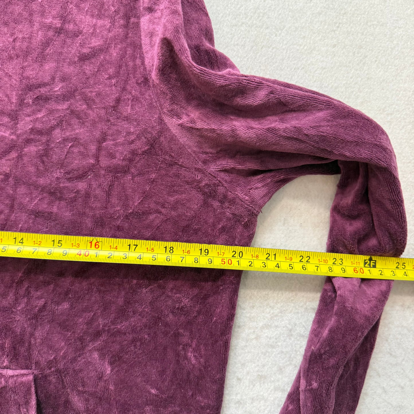 Juicy Couture Women's Deep Plum Velour Full Zip Hoodie Loungewear Preppy Size L