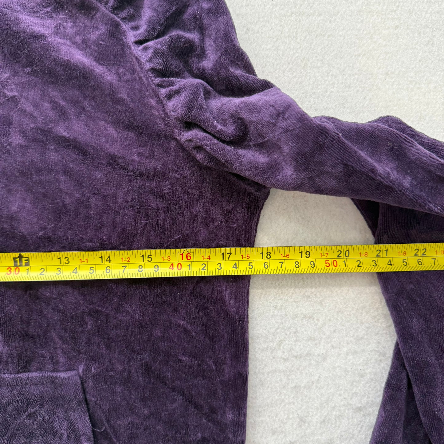 Juicy Couture Women's Eggplant Purple Zip Up Track Jacket Loungewear Y2K Size M