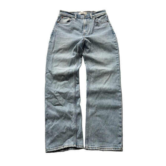 Abercrombie & Fitch Women Blue Ankle Straight Denim Jeans Ultra High Rise - 26/2