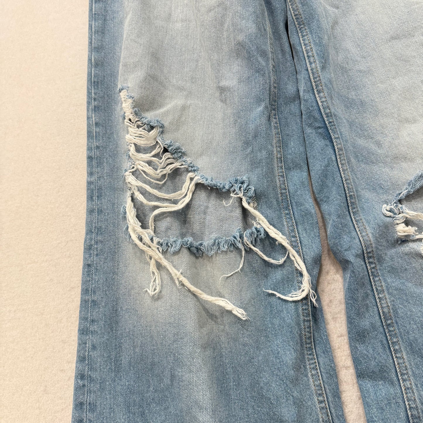 BDG Urban Outfitters Women's Blue Denim Skater Baggy Distressed Jeans Size 25