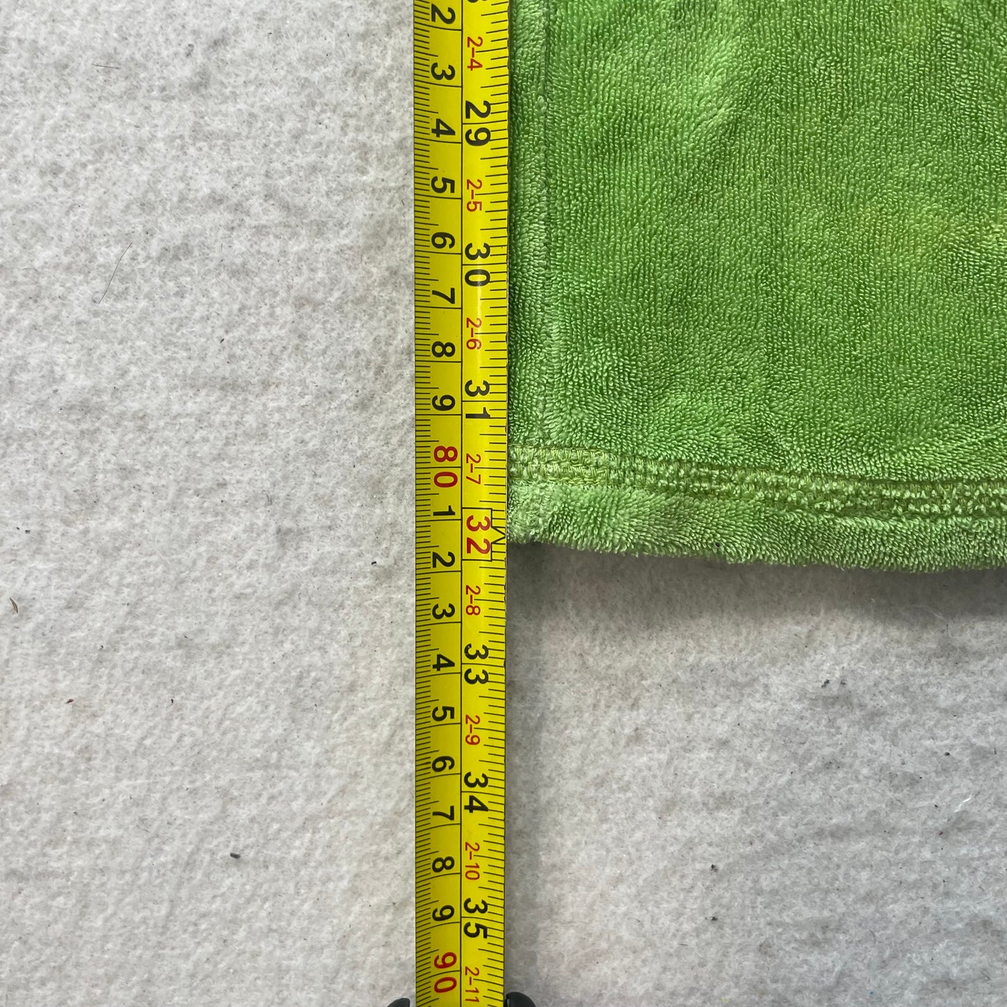 2003 Vintage Juicy Couture Women's Apple Green Terry Cloth Flared Track Pant - S