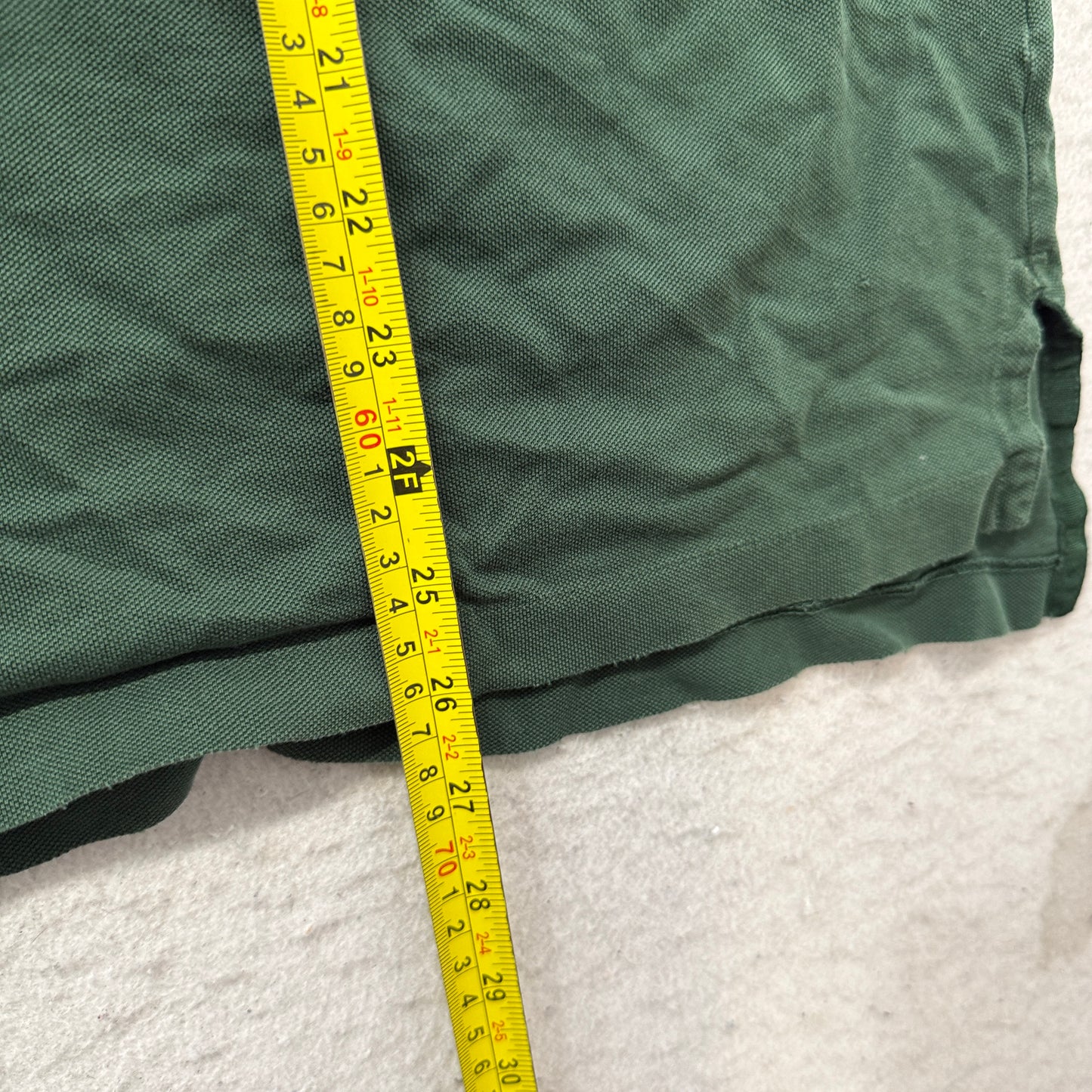 Polo Ralph Lauren Mens Dark Green Pima Cotton Polo Shirt Embroidered Logo Size L
