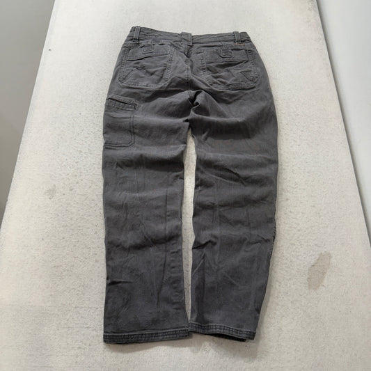 Legendary Outfitters Men's Gray Canvas Workwear Utility Pants Pockets Size 32x30