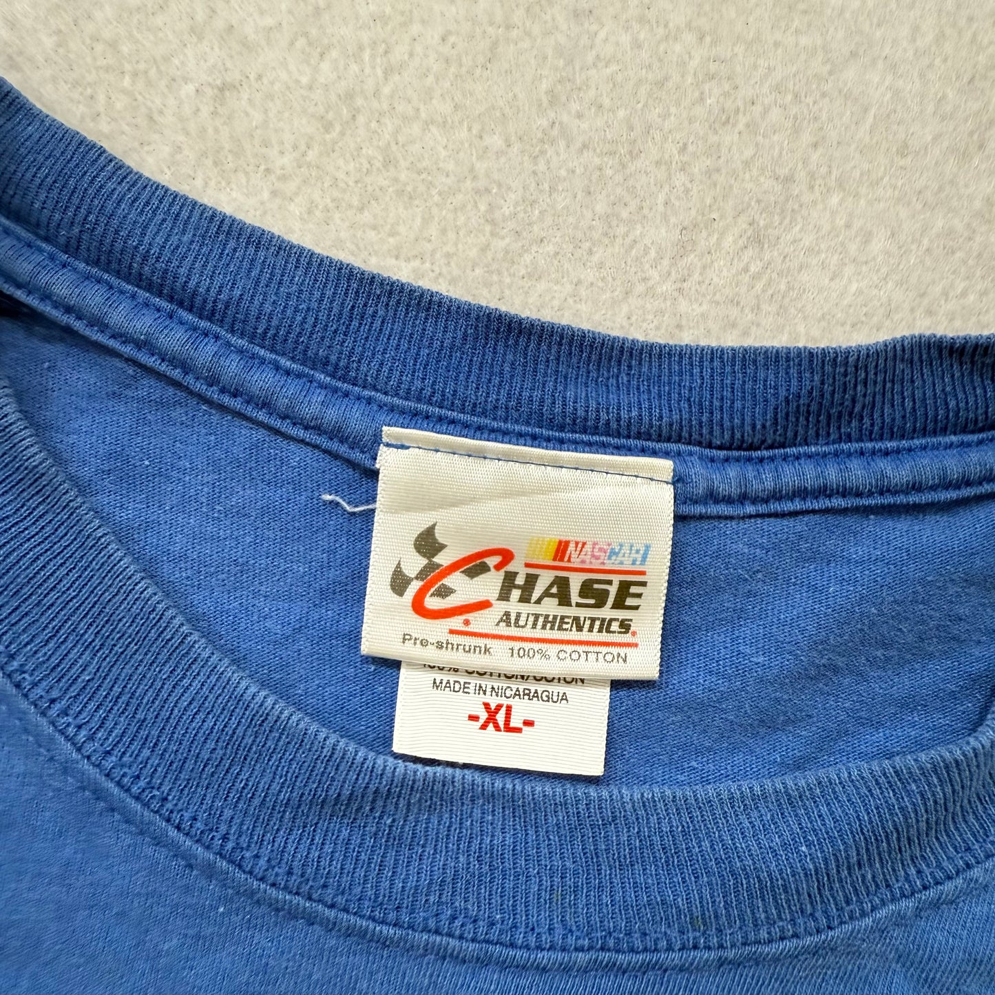 Jimmie Johnson #48 NASCAR Lowe's Racing Blue T-Shirt Hendrick Motorsports XL