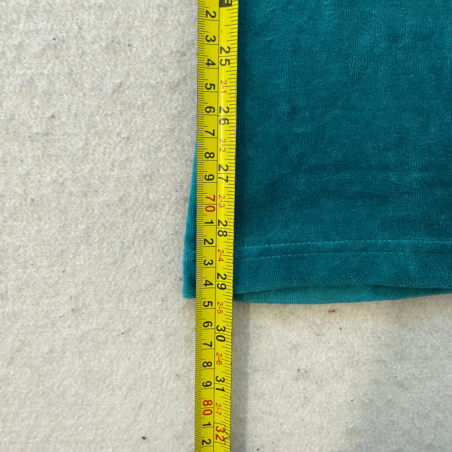 Vintage Juicy Couture Womens Teal Velour Track Pant Loungewear Drawstring Size S