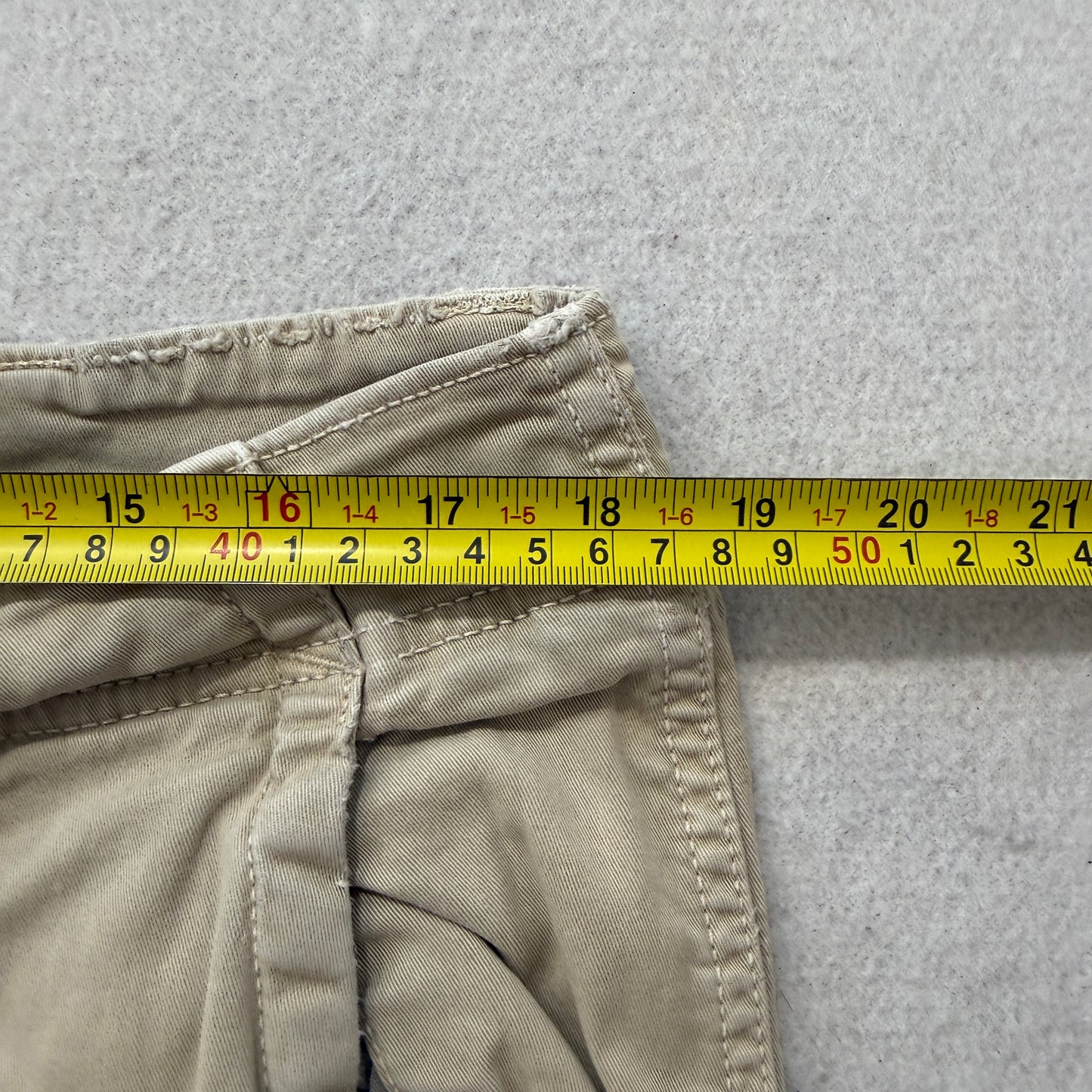 American Eagle Extreme Flex Men's Beige Cargo Shorts Pockets Outdoor Size W36