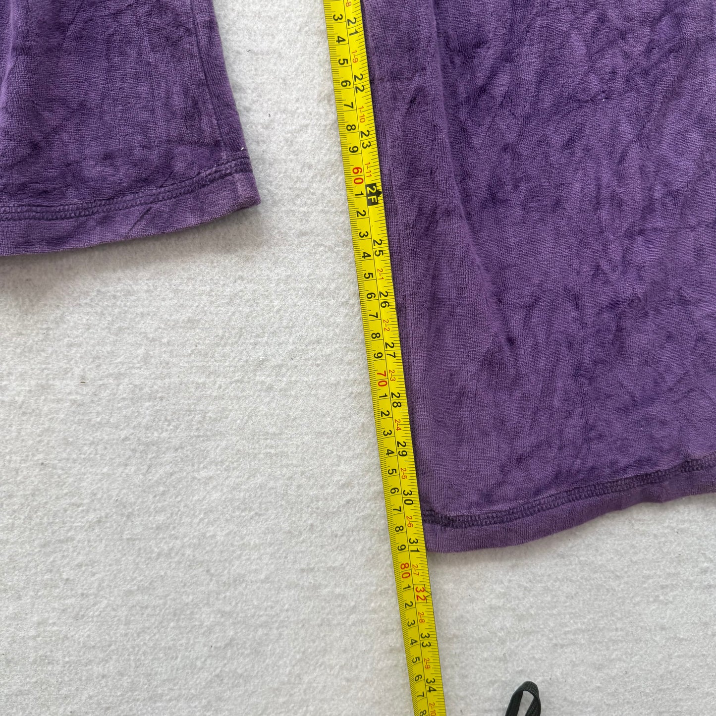 Juicy Couture Women's Purple Velour Flared Track Pant Pockets Preppy Y2K Size M
