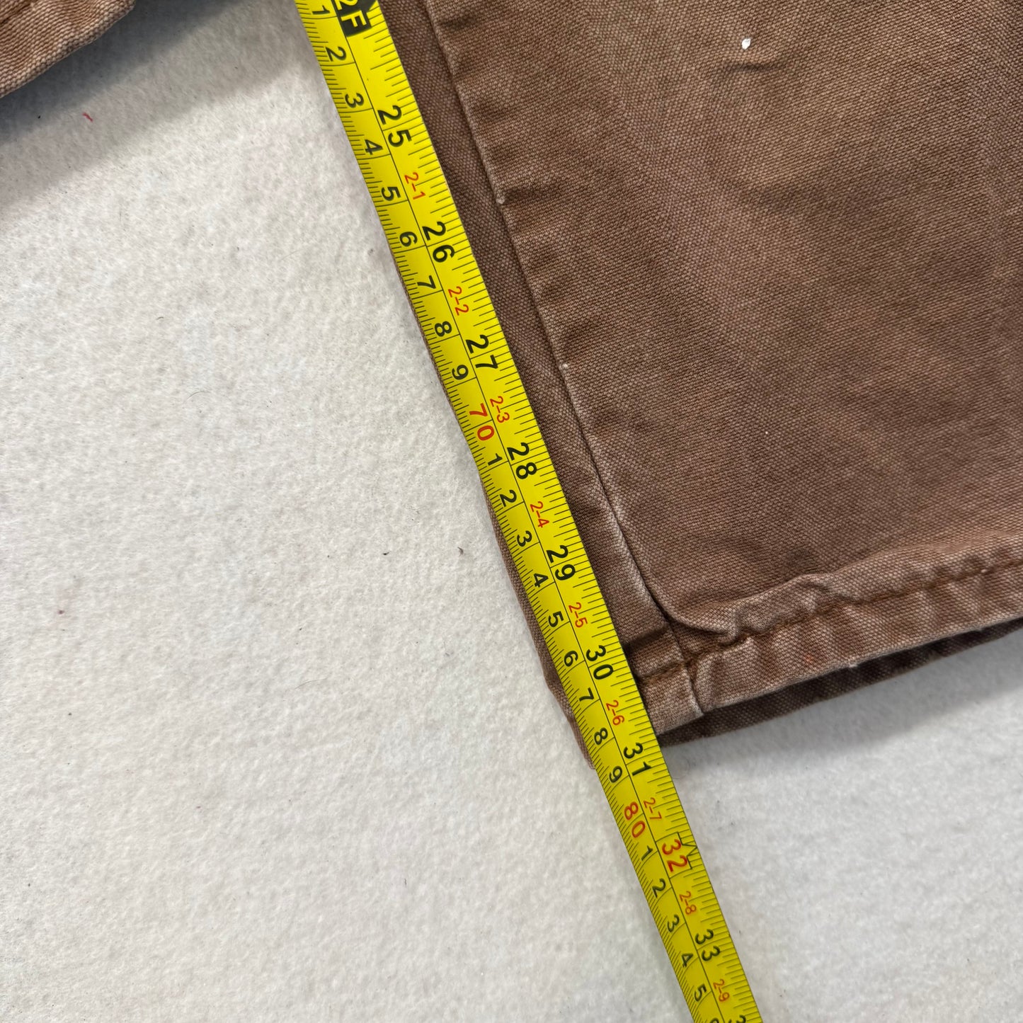 Dickies Men's Brown Straight Leg Carpenter Pants Tool Pockets Workwear Size 36