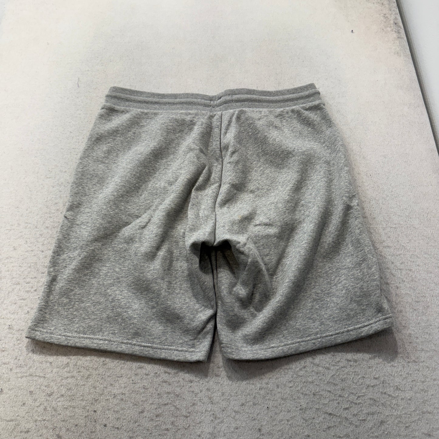 Calvin Klein Men's Heather Gray Fleece Shorts Drawstring Pockets Logo Size M
