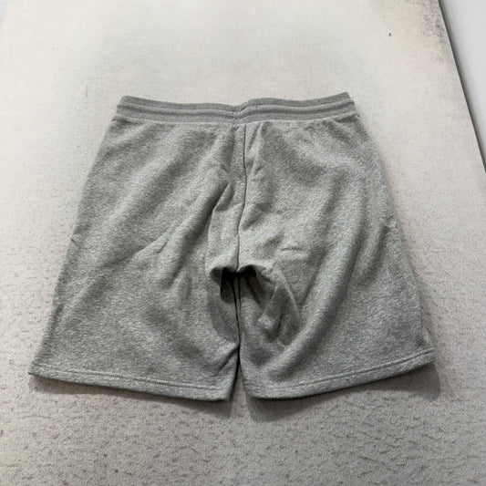 Calvin Klein Men's Heather Gray Fleece Shorts Drawstring Pockets Logo Size M