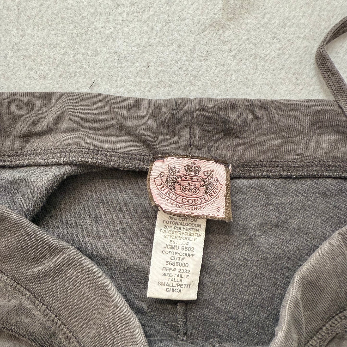 Vintage Juicy Couture Women's Deep Espresso Velour Flared Track Pant Logo Size S