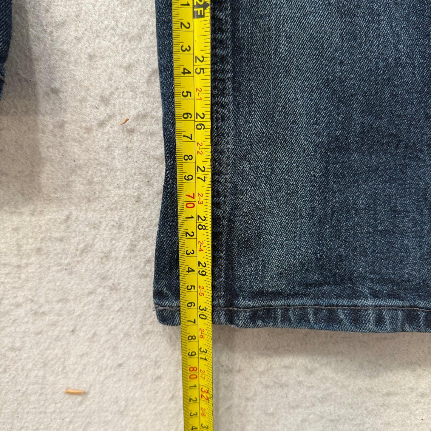 Calvin Klein Men's Blue Straight Fit Denim Jeans Classic Pockets Y2K Size 34x30