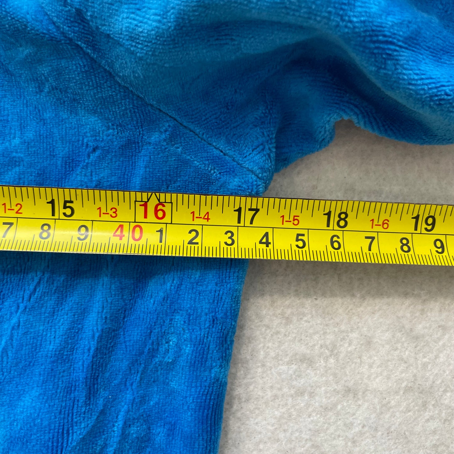 Juicy Couture Women's Cobalt Blue Velour Zip-Up Hoodie Loungewear Pockets Size M