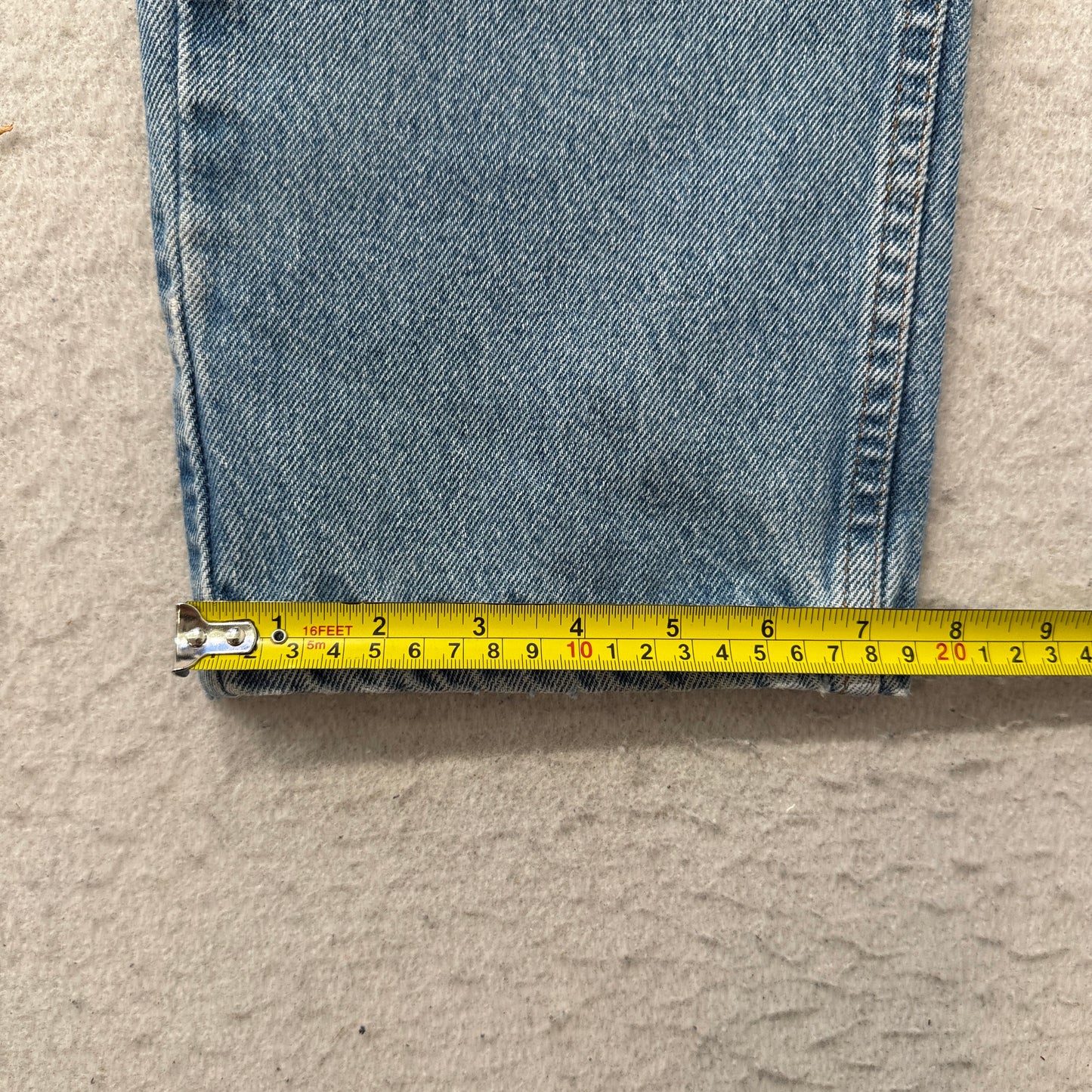 Rustler Men's Blue Denim Jeans Straight Fit Pockets Zip-Fly Classic Size W30