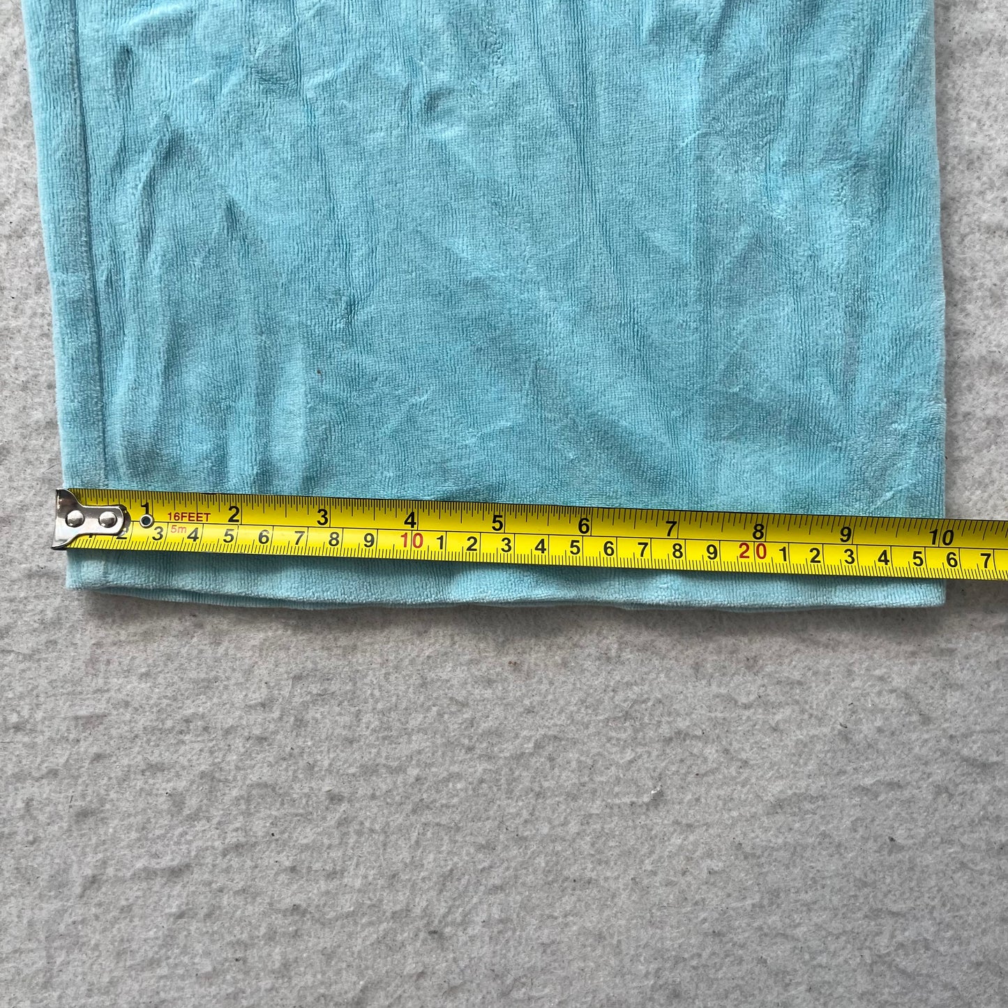 Vintage Juicy Couture Women's Light Blue Flared Track Pant Drawstring Y2K Size L