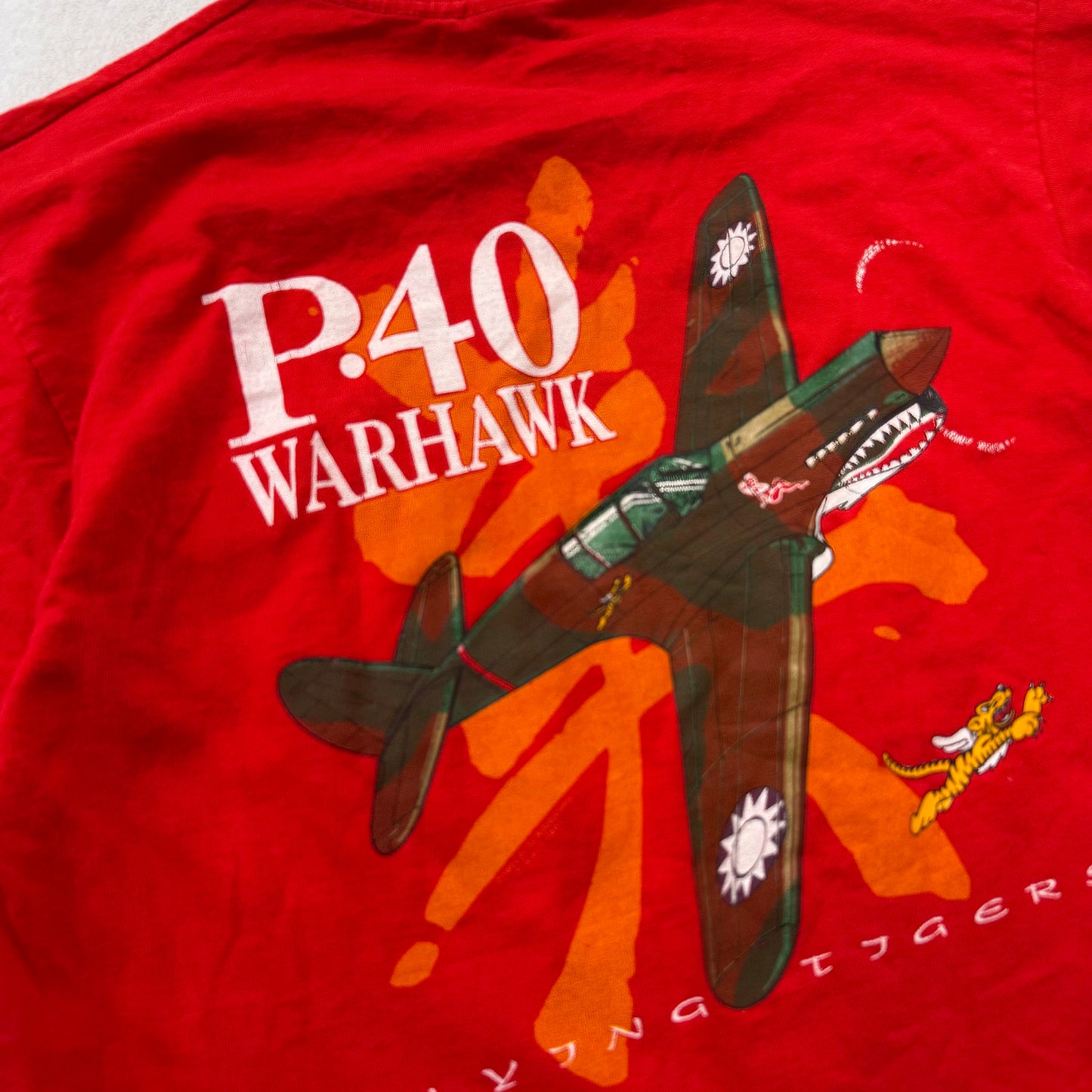 Fruit of the Loom Vibrant Red 100% Cotton Graphic T-Shirt Short Sleeve Size L