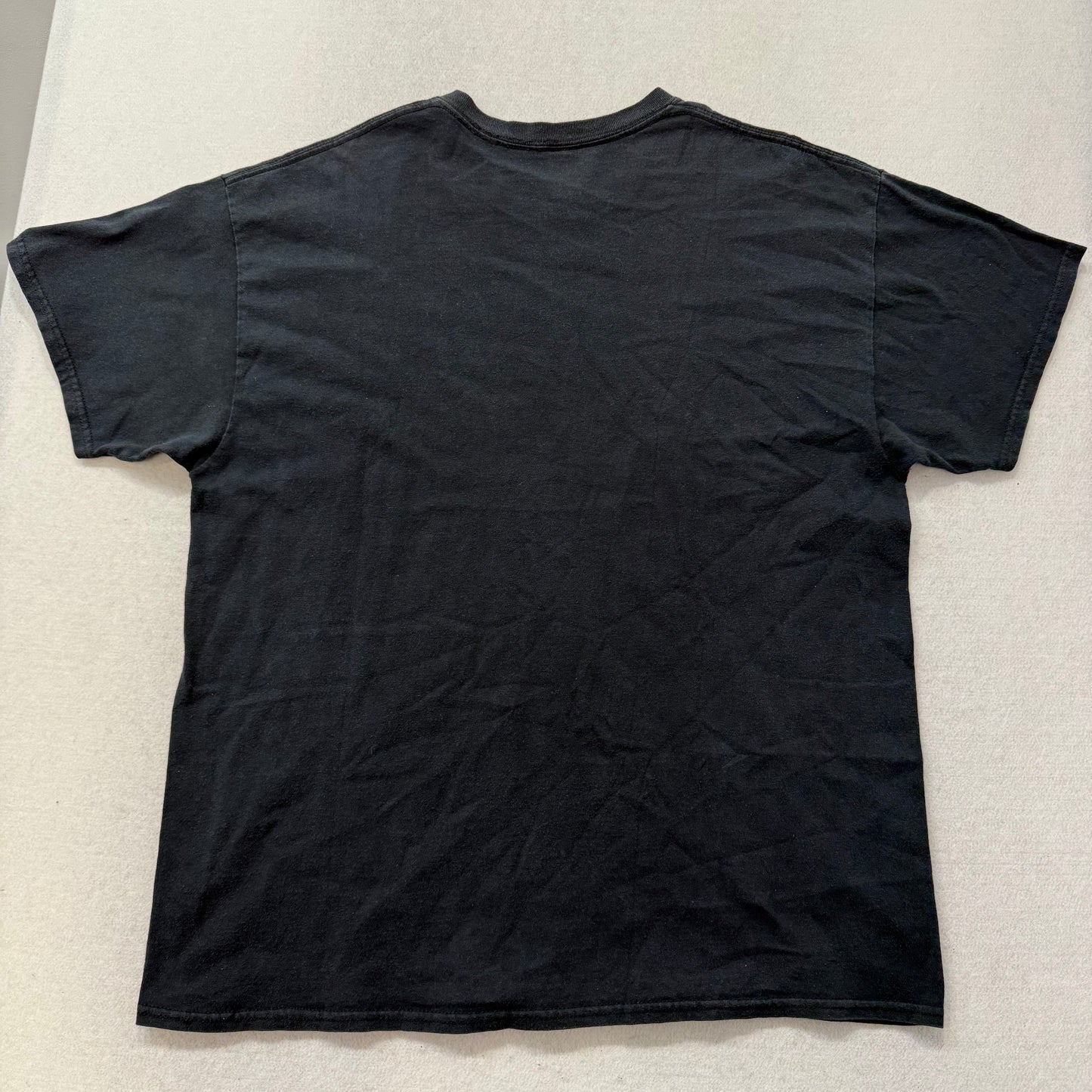 Hot Leathers Men's Black Cotton T-Shirt Shredder Skull Jumbo Print Size XL
