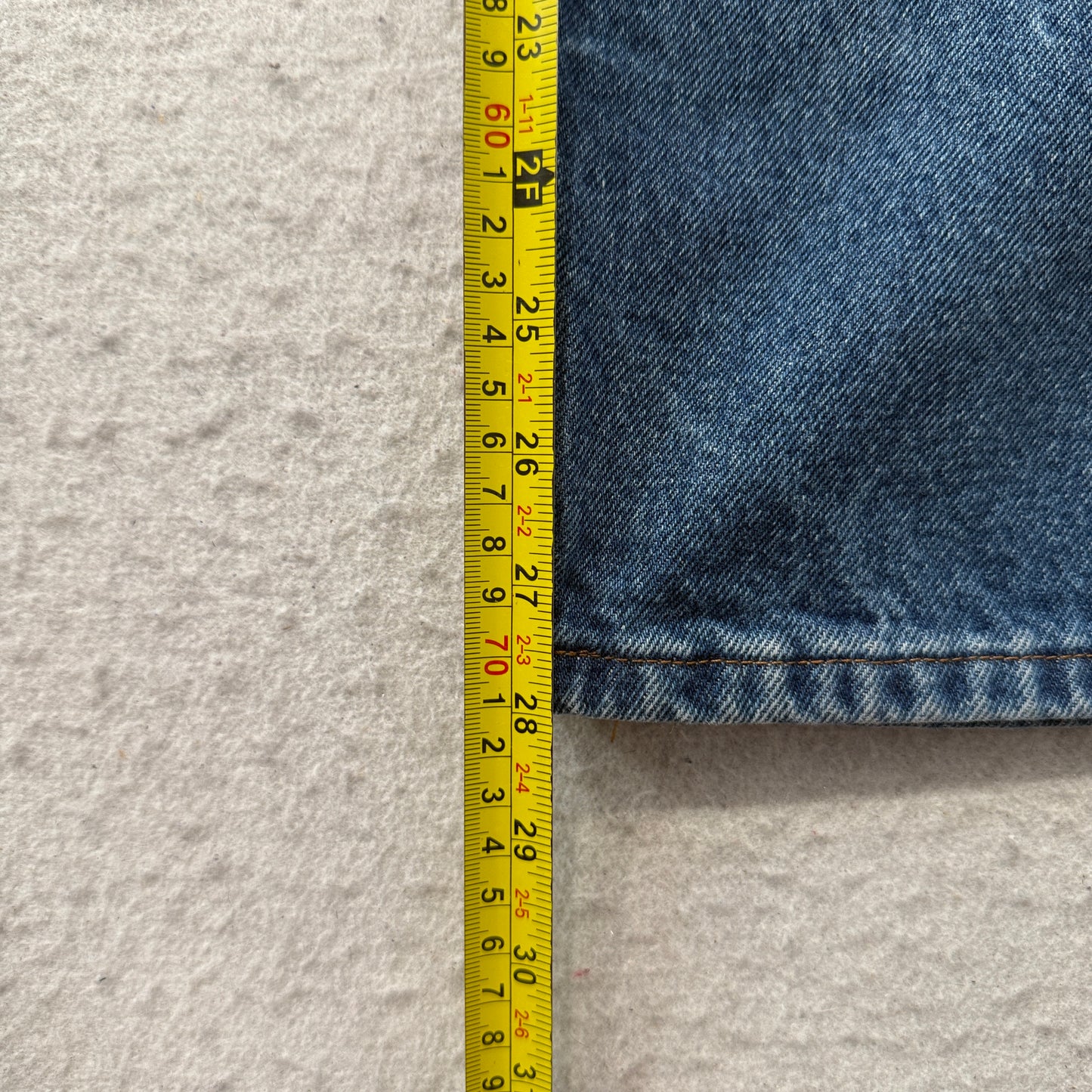 Key Men's Blue Double-Front Logger Denim Jeans Pockets Classic Zip-Fly Size W39