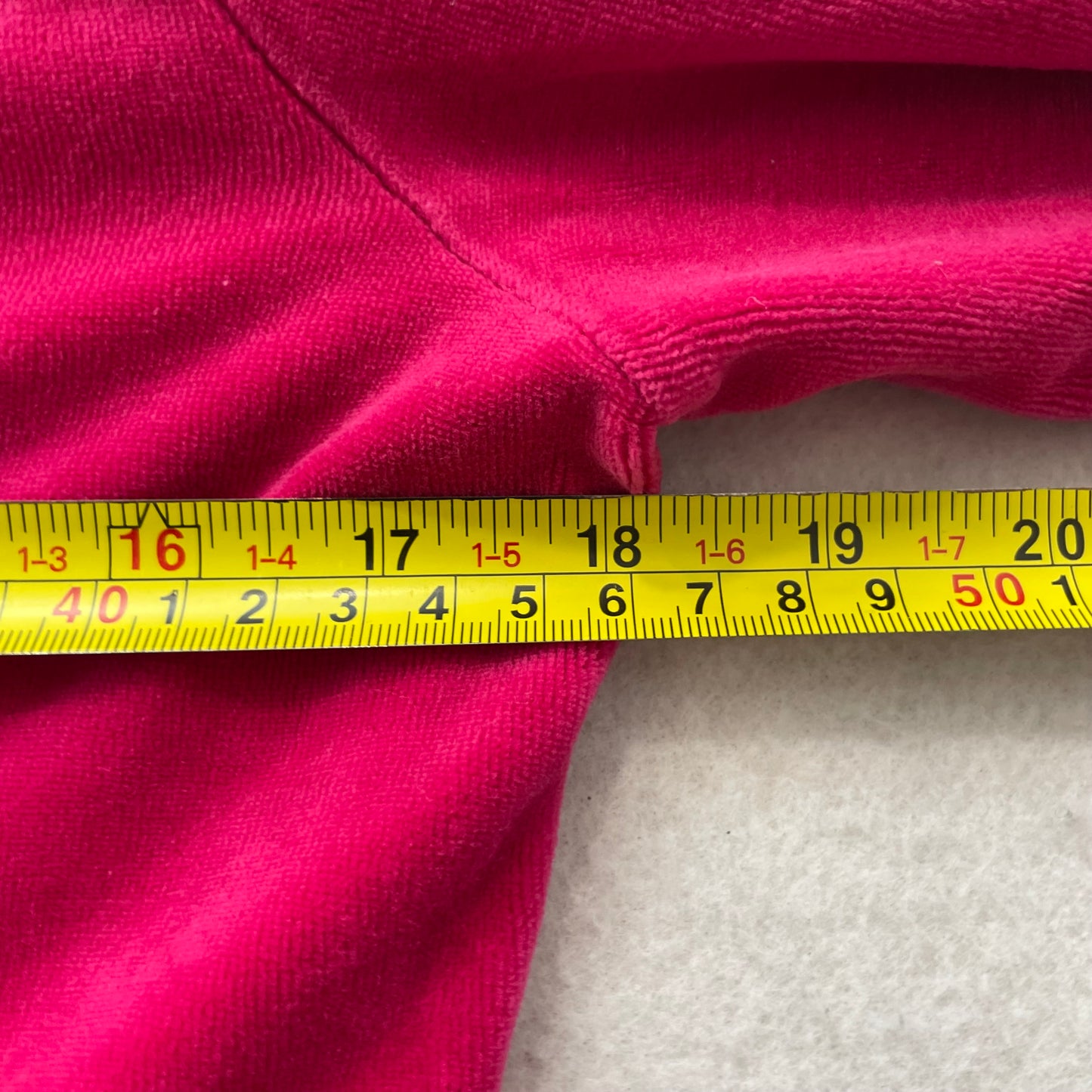 Juicy Couture Women's Raspberry Velour Zip Up Hoodie Rhinestones Logo Y2K Size M
