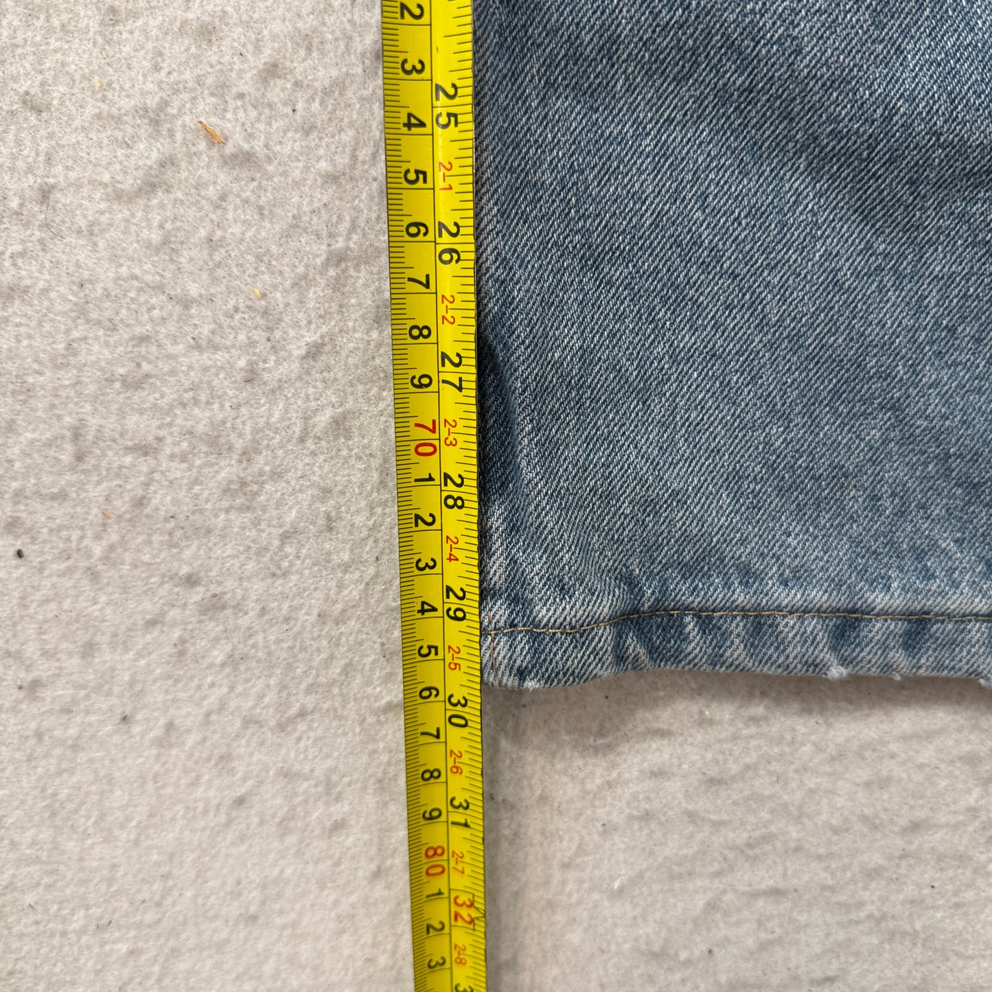 Wrangler Men's Blue Denim Jeans Straight Fit Pocket Zip-Fly Classic Size 36x31