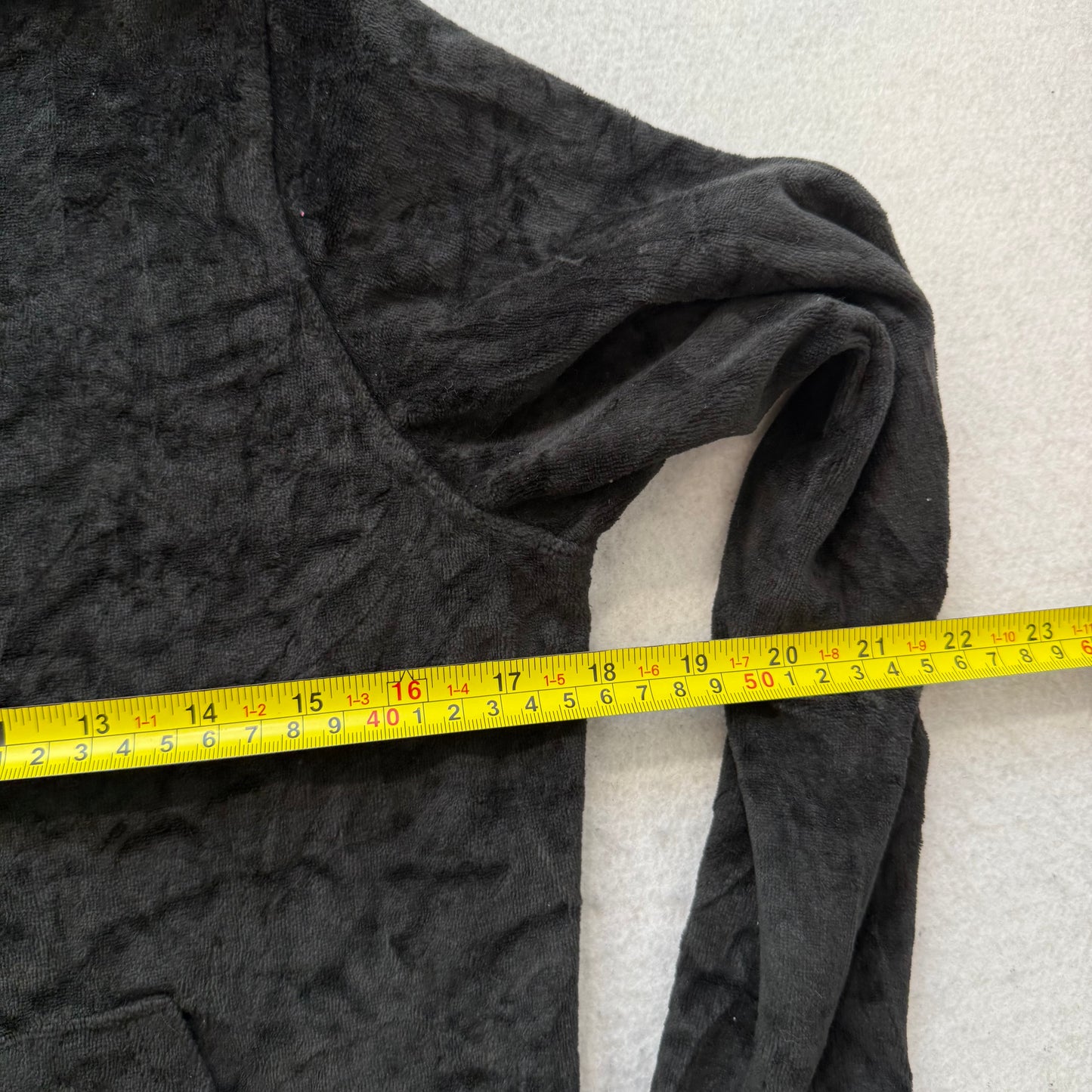 Vintage Juicy Couture Women's Black Velour Full Zip Hoodie Loungewear Y2K Size S