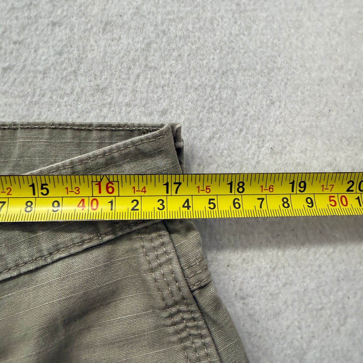 Wrangler Men's Olive Carpenter Pants Straight Fit Distressed Workwear Size W34