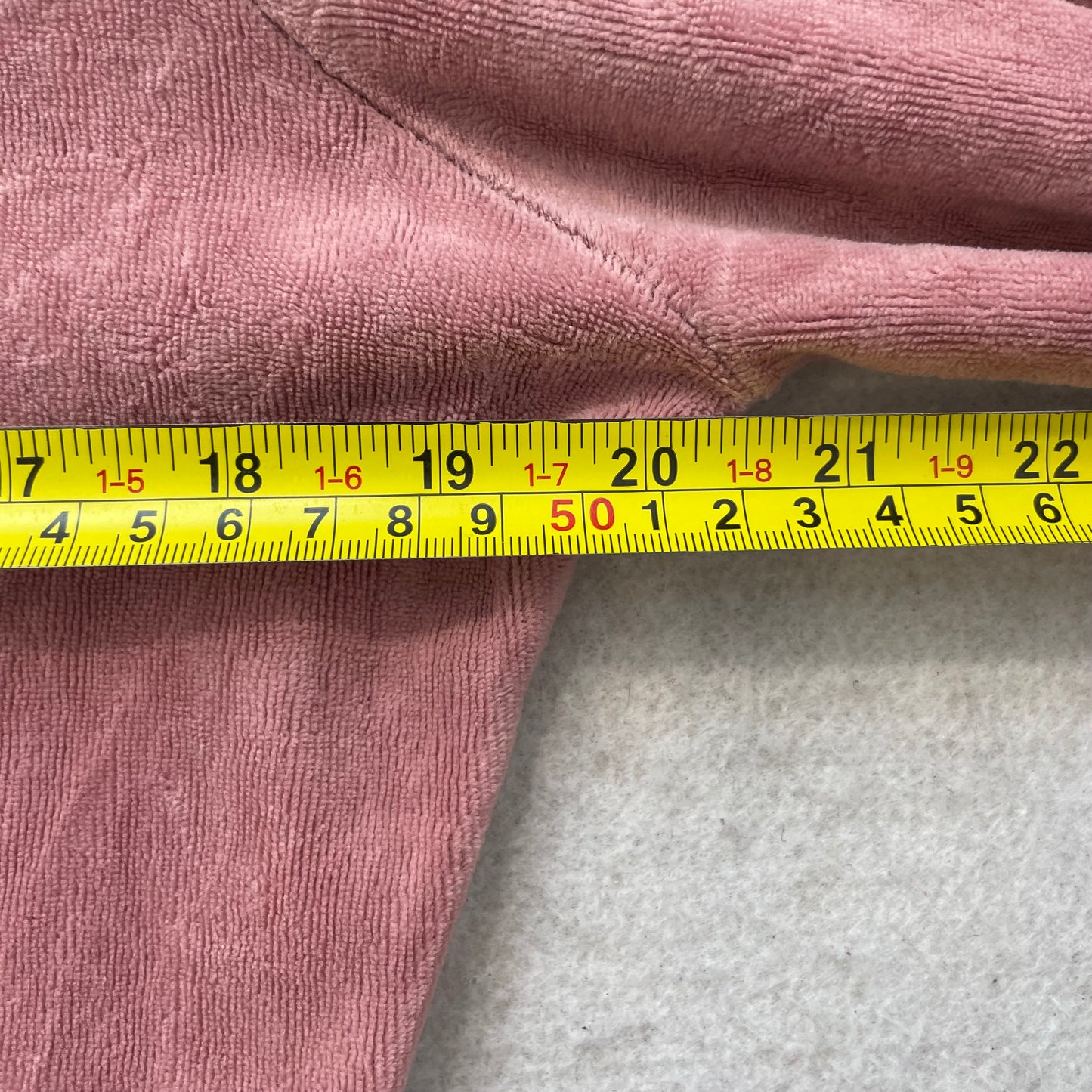 Vintage Juicy Couture Women's Dusty Pink Velour Zip-Up Hoodie Loungewear Size S