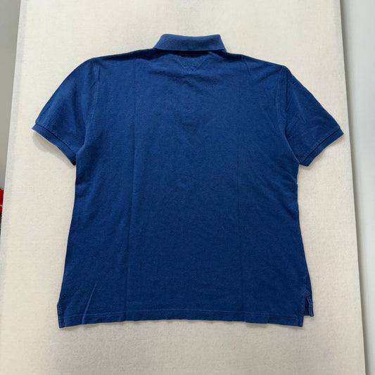 Tommy Hilfiger Blue Classic Fit Short Sleeve Polo Shirt Size XL