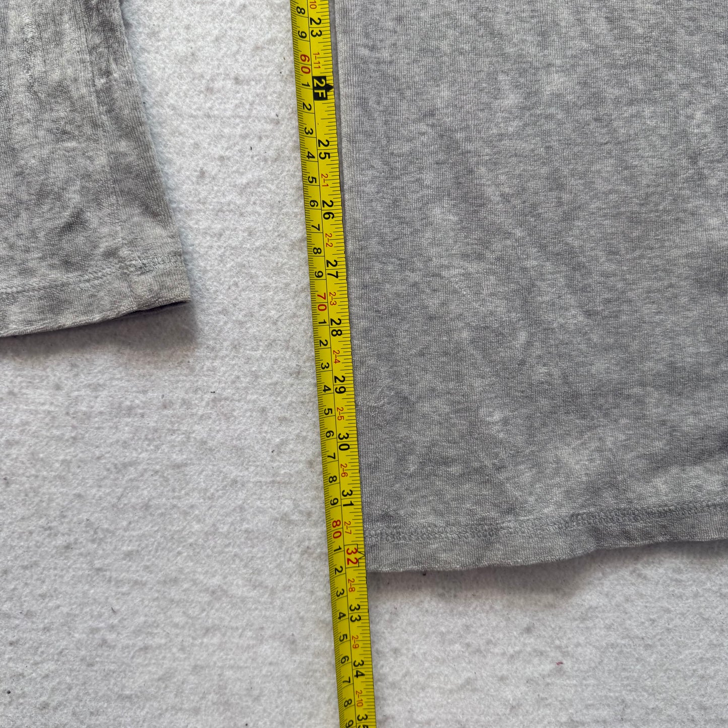 Vtg Juicy Couture Women's Heather Gray Velour Tracksuit Set Hoodie & Pant Size L