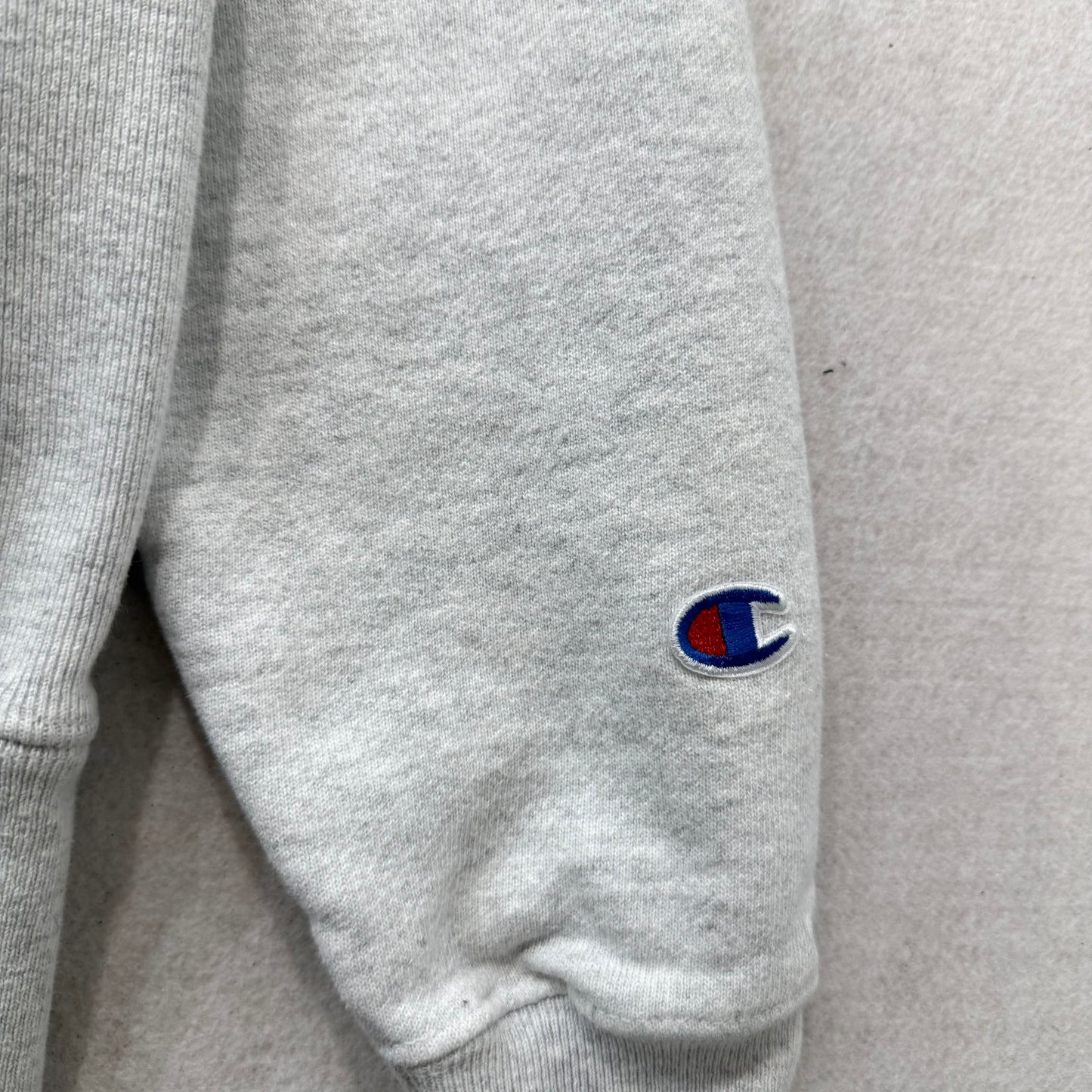 Champion Reverse Weave Gray Pullover Hoodie Kangaroo Pocket Size S