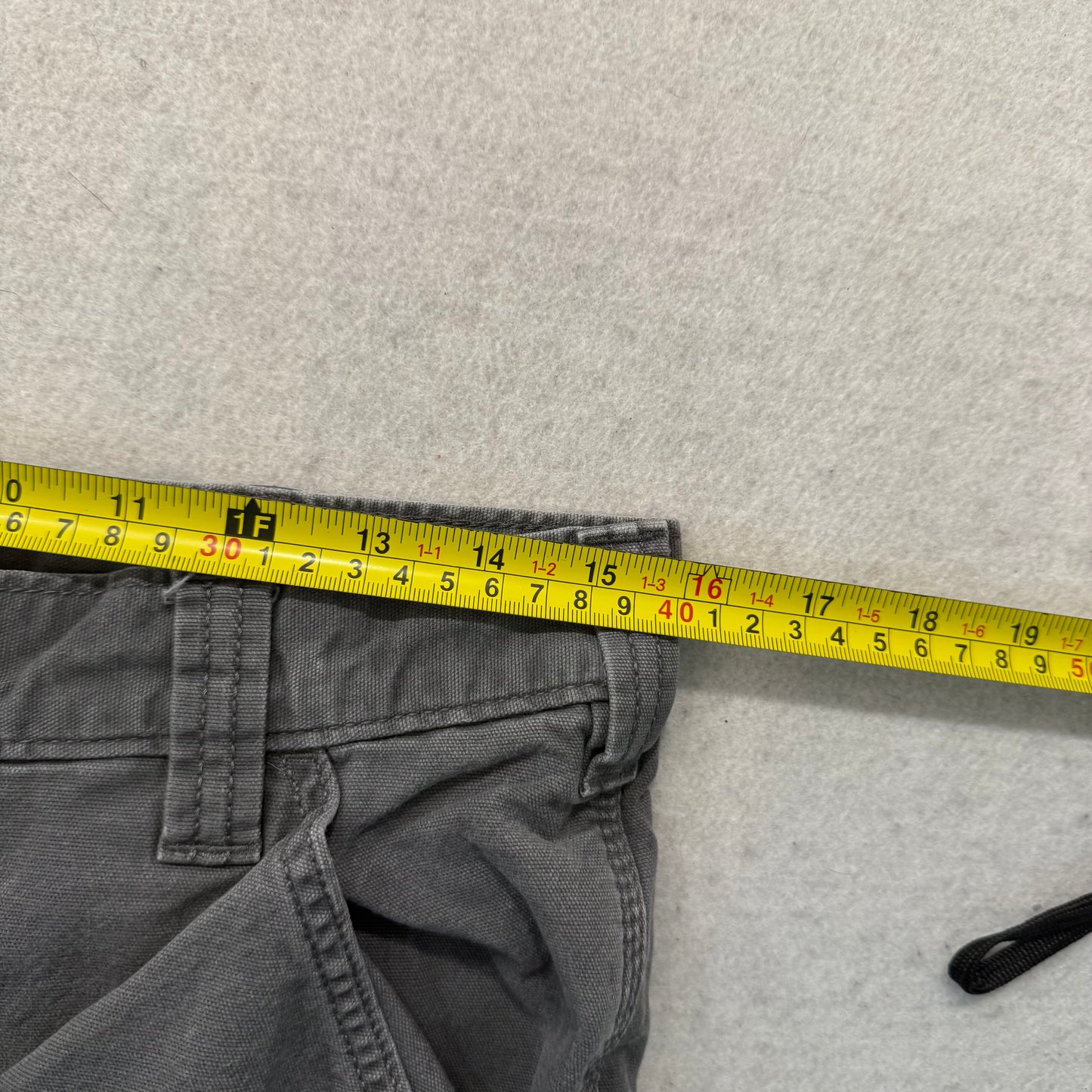 Carhartt Men's Charcoal Gray Relaxed Fit Carpenter Pants Tool Pockets Size 32