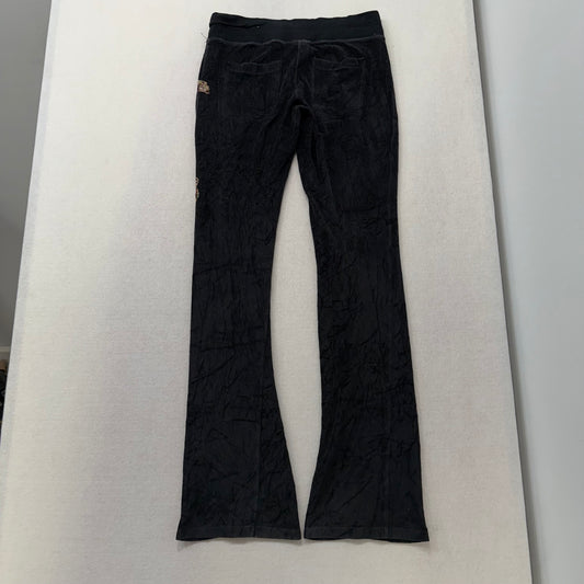 Vintage Victoria’s Secret Pink grey sequins design back pocket flare pants size XS