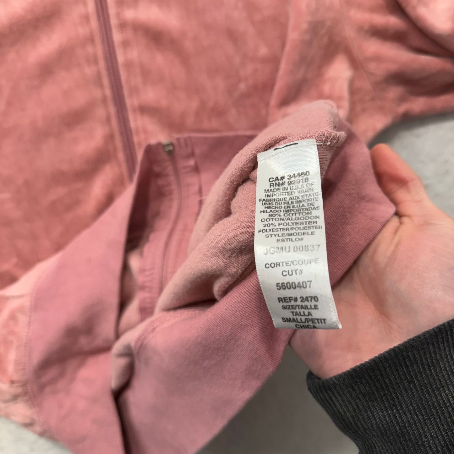 Vintage Juicy Couture Scottie Dogs Women's Pink Velour Zip-Up Hoodie Y2k Size S
