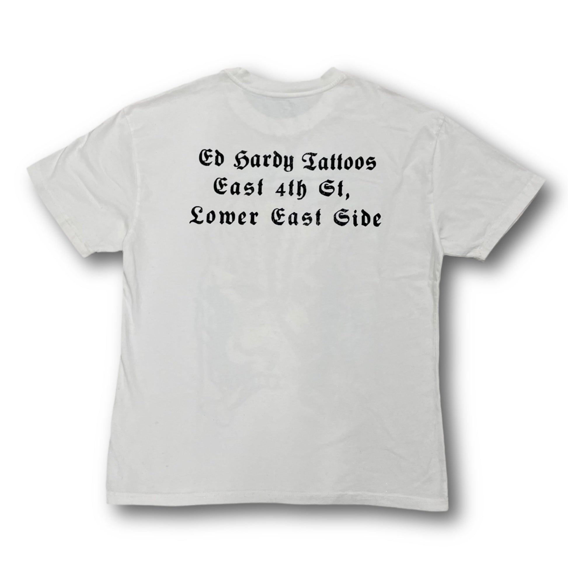 ED HARDY “Eagle Snake” WHITE OVERSIZED T SHIRT - Clean Curriculums 