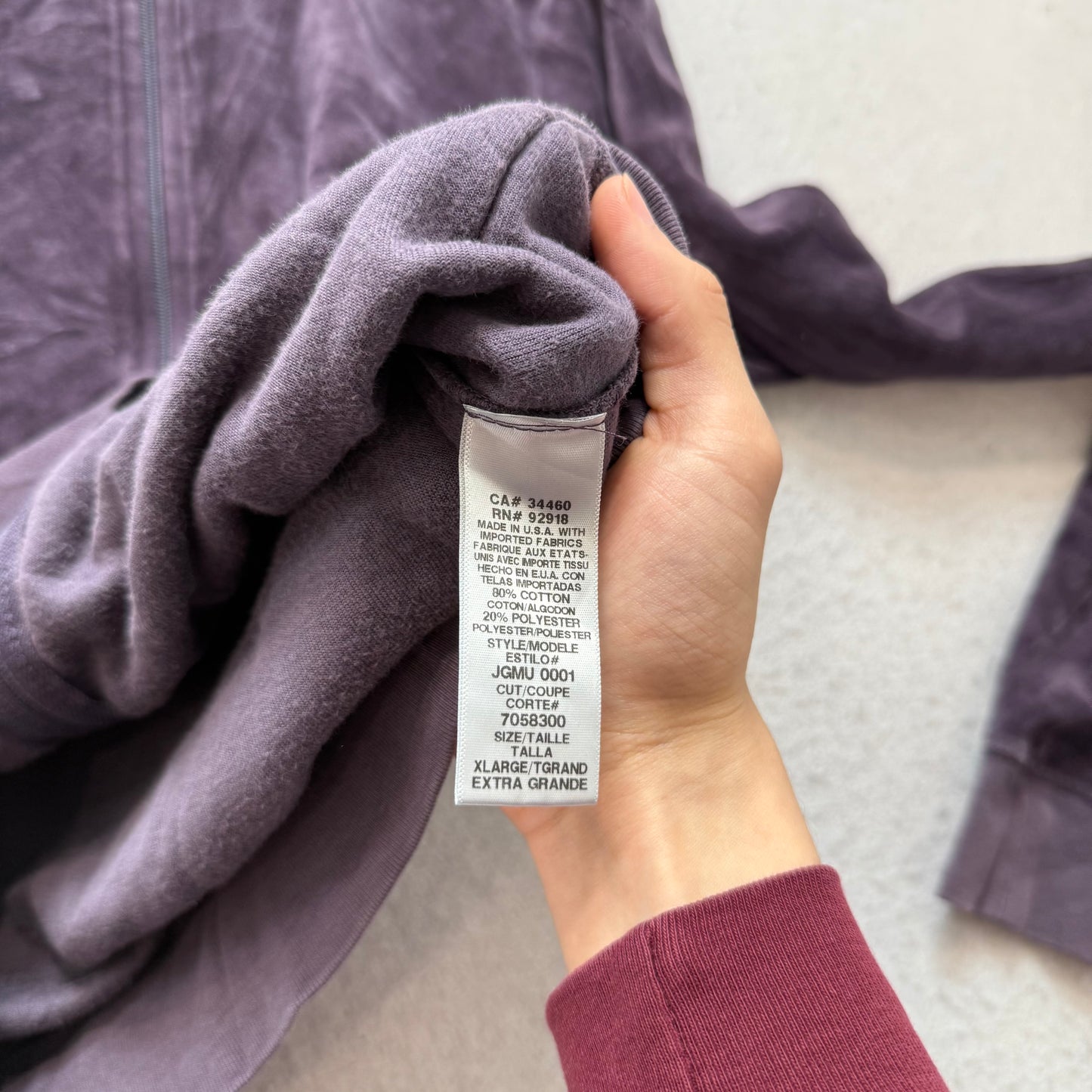 Juicy Couture Scottie Dogs Women's Charcoal Gray Velour Full Zip Hoodie Size XL