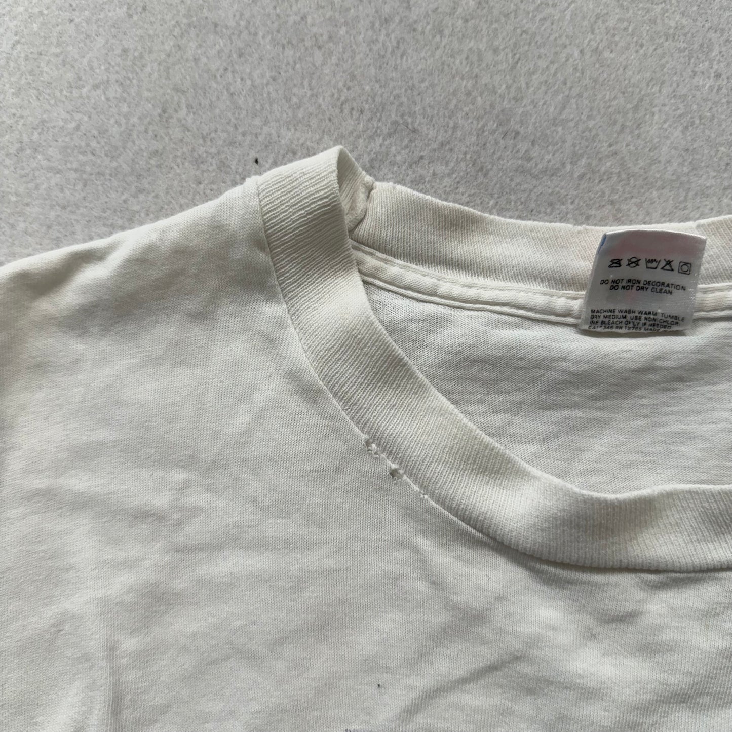 Fruit of the Loom Mens White Cotton Windows Lotus Microsoft Tech T-Shirt Size XL