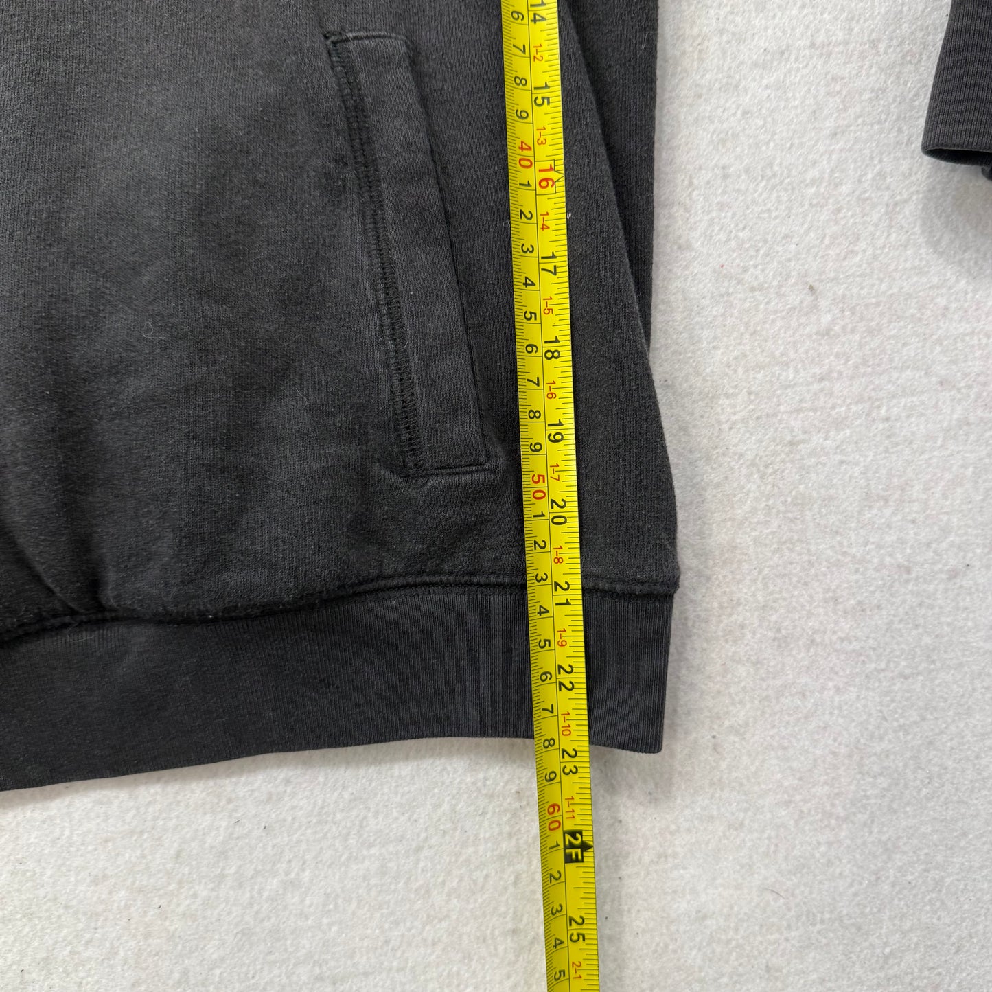 PINK by Victoria's Secret Women Black Cotton Pullover Hoodie 1/4 Zip Logo Size M