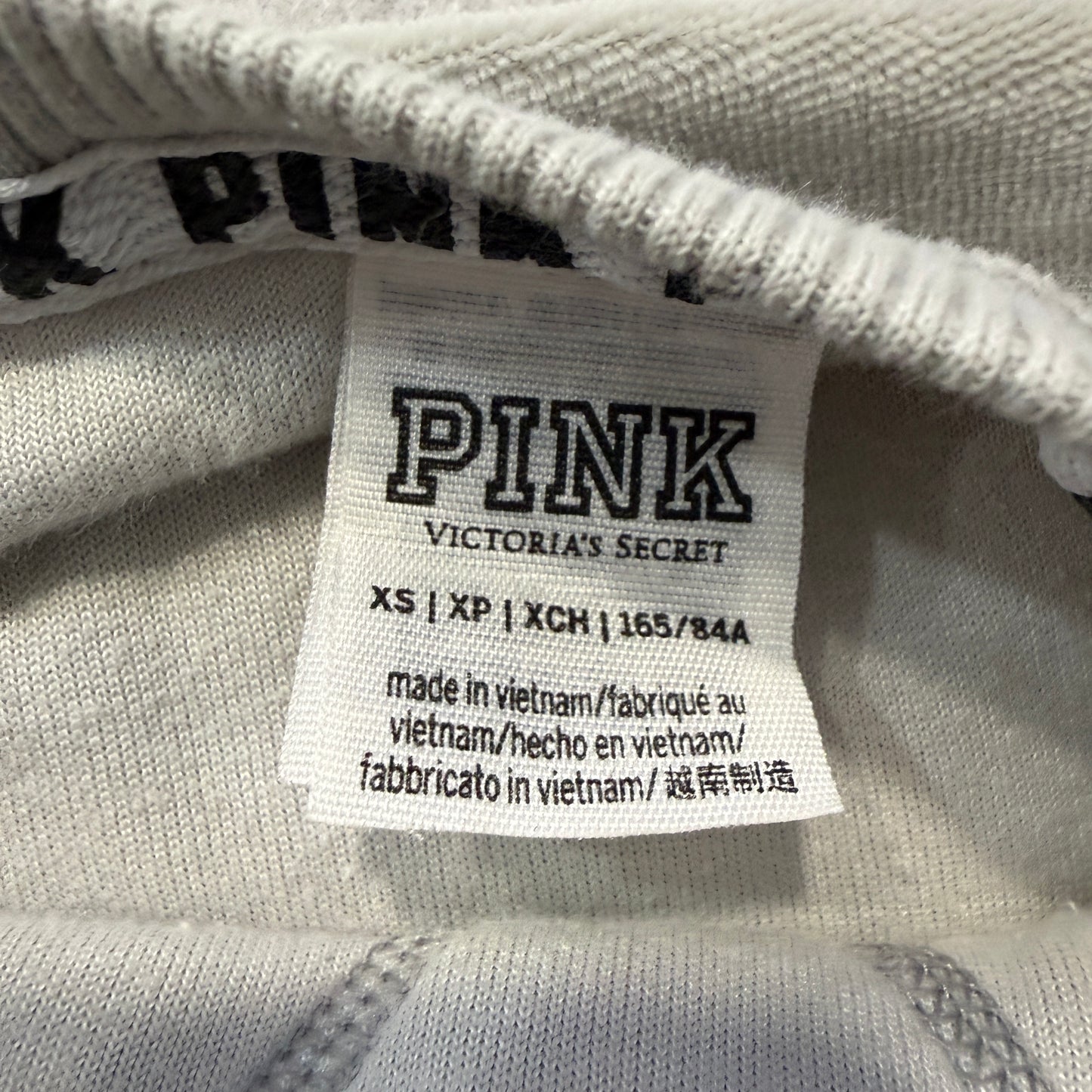Victoria's Secret PINK Men Grey Pullover Crewneck Sweatshirt Full Sleeve Size XS
